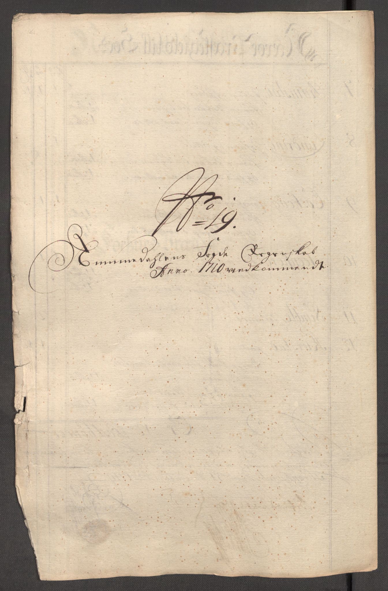 Rentekammeret inntil 1814, Reviderte regnskaper, Fogderegnskap, RA/EA-4092/R64/L4431: Fogderegnskap Namdal, 1709-1710, s. 432