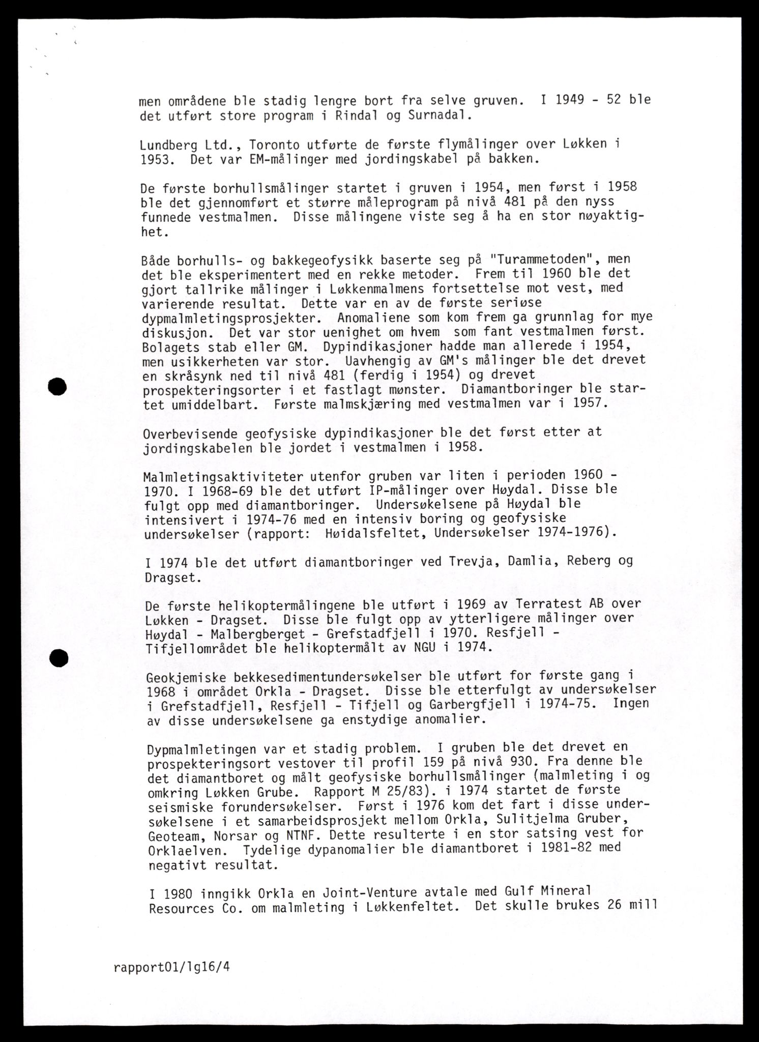 Direktoratet for mineralforvaltning , AV/SAT-A-1562/F/L0433: Rapporter, 1912-1986, s. 555