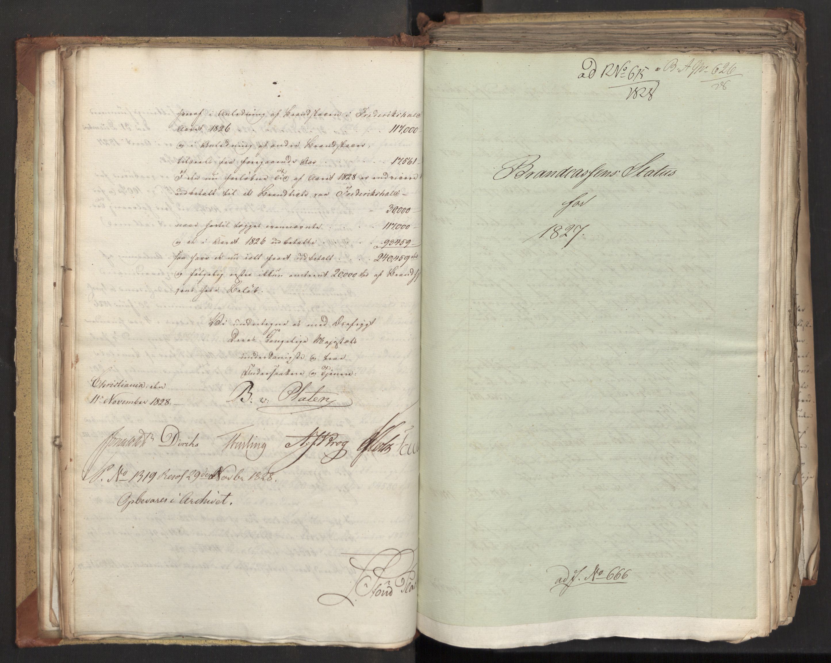 Statsrådsavdelingen i Stockholm, AV/RA-S-1003/D/Da/L0057: Regjeringsinnstillinger nr. 651-807, 1828, s. 50