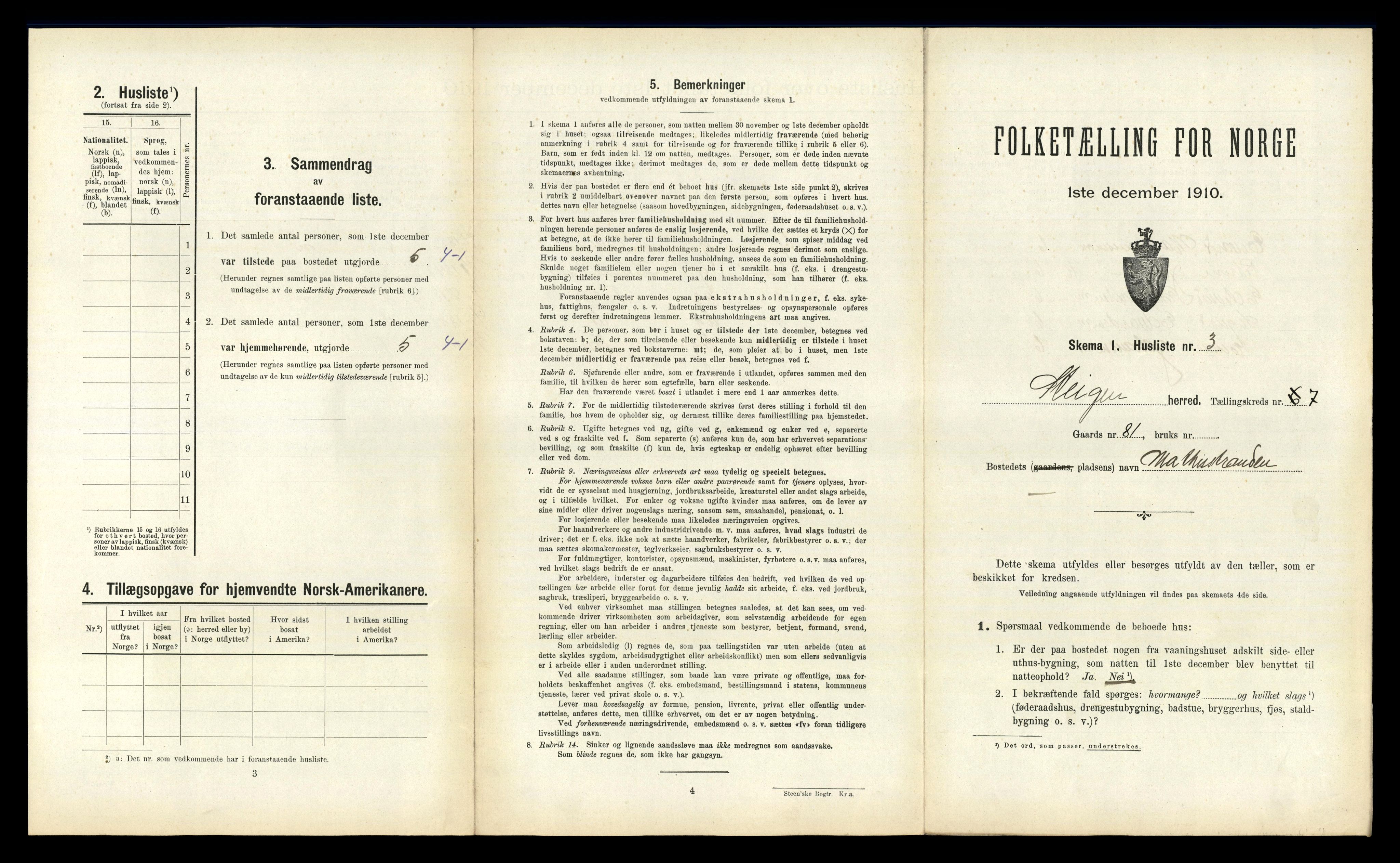 RA, Folketelling 1910 for 1848 Steigen herred, 1910, s. 597