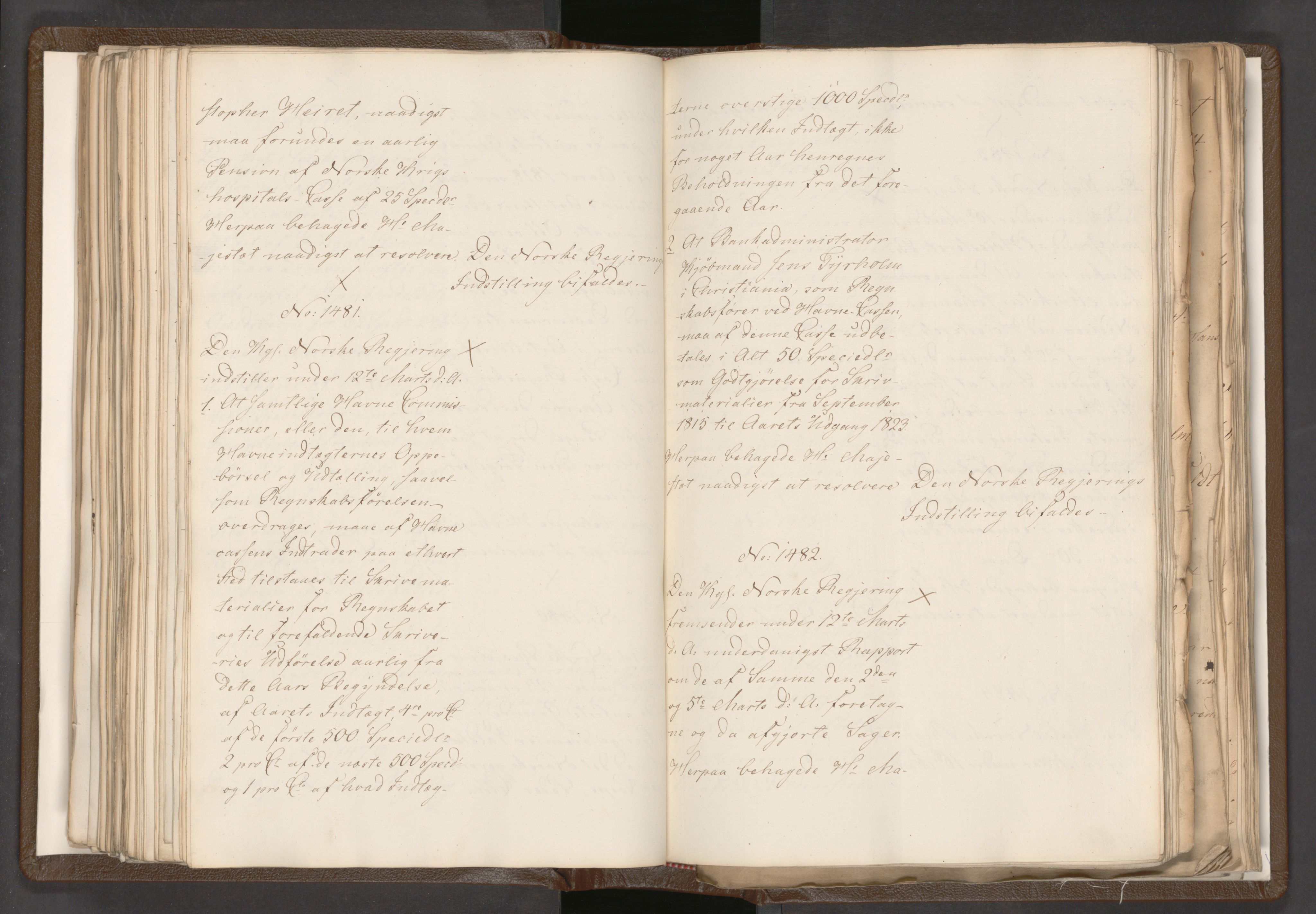 Statsrådssekretariatet, AV/RA-S-1001/A/Ab/L0018: Kgl. res. nr. 1112-1753, 1. halvår, 1824