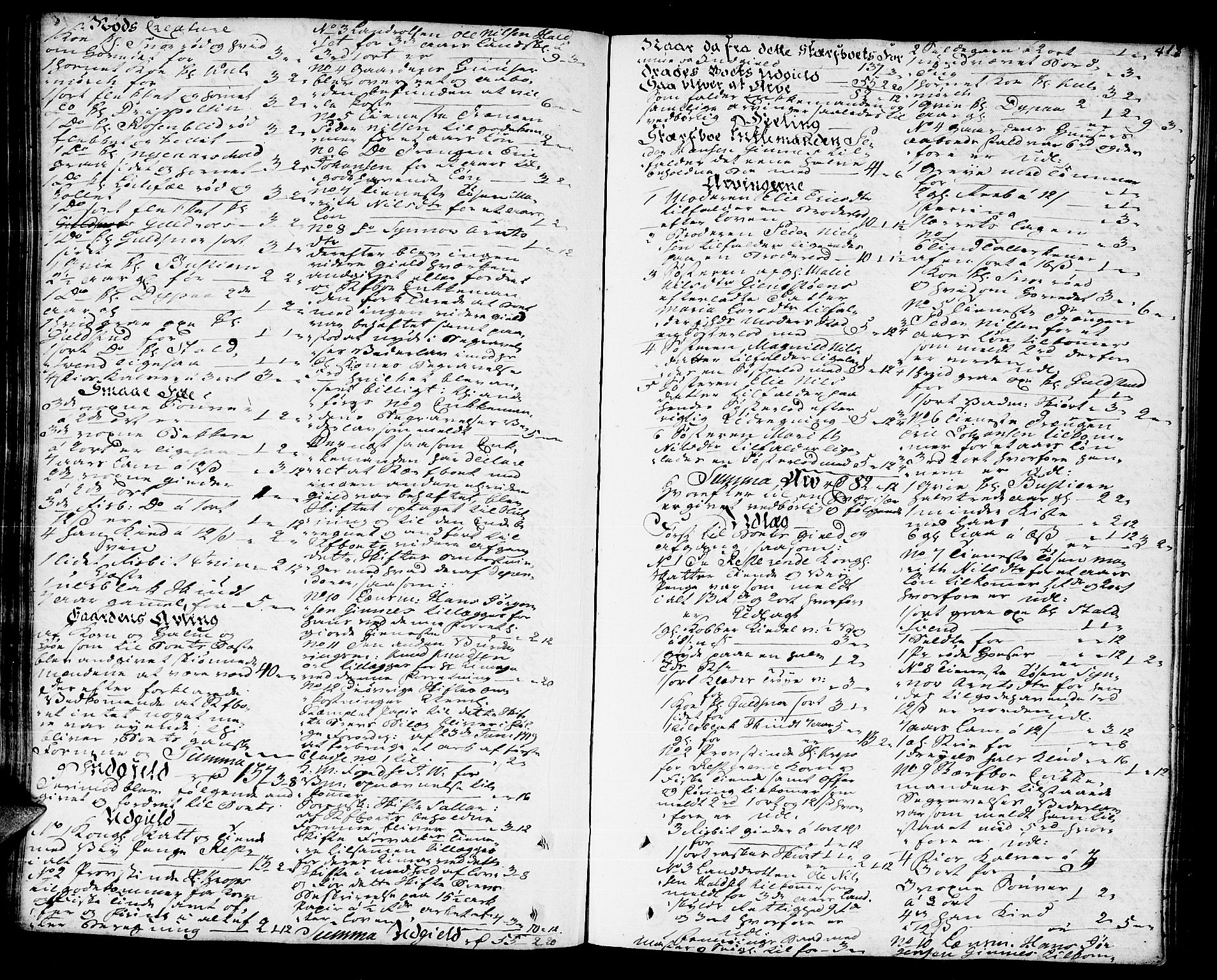 Nordmøre sorenskriveri, AV/SAT-A-4132/1/3/3A/L0016: Skifteprotokoll nr. 14, 1772-1776, s. 417b-418a