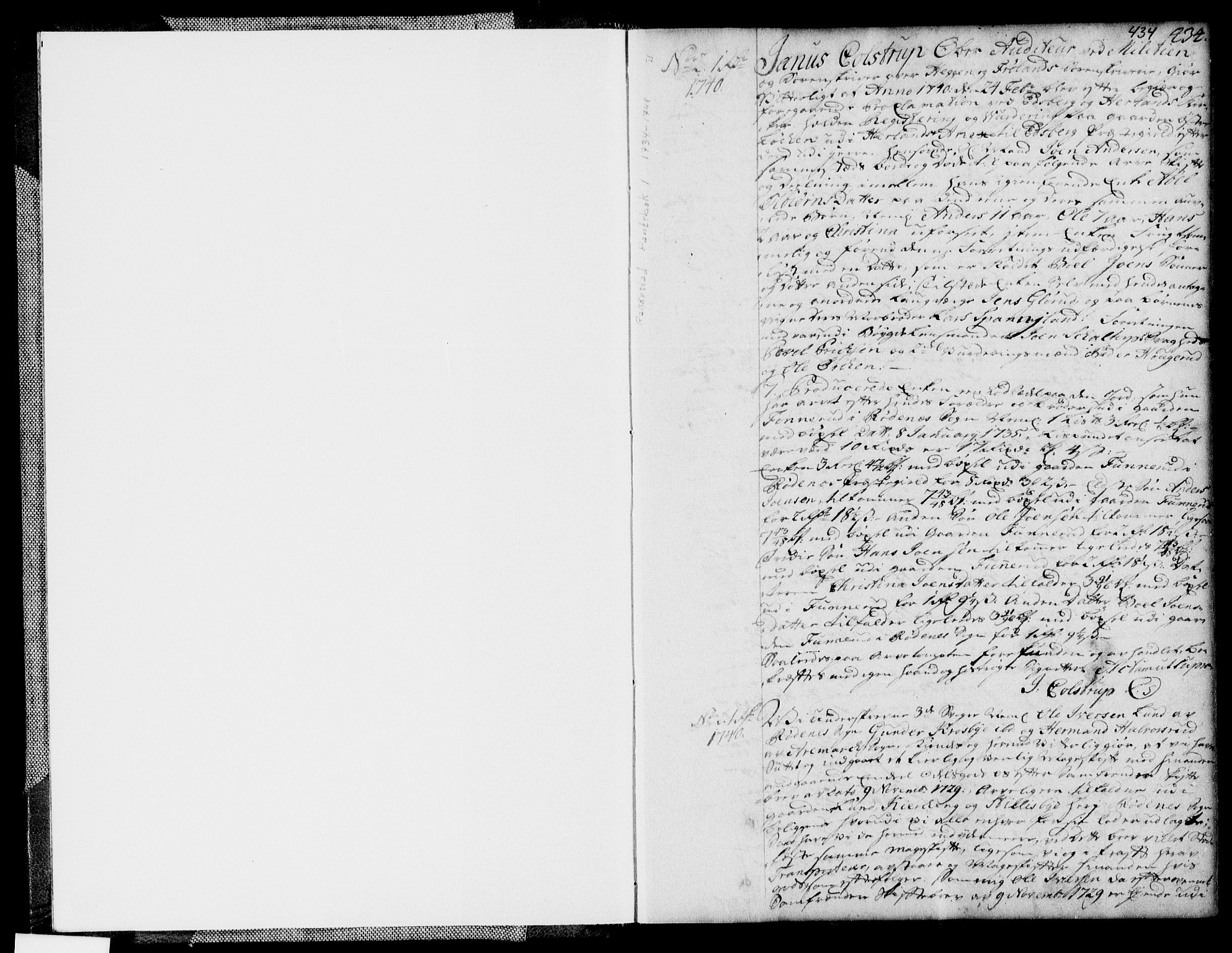 Rakkestad sorenskriveri, AV/SAO-A-10686/G/Gb/Gba/Gbaa/L0001b: Pantebok nr. 1b, 1741-1748, s. 434