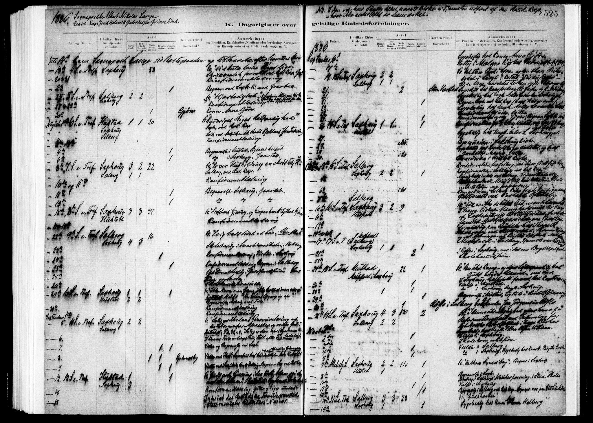 Ministerialprotokoller, klokkerbøker og fødselsregistre - Nord-Trøndelag, SAT/A-1458/730/L0285: Ministerialbok nr. 730A10, 1879-1914, s. 525