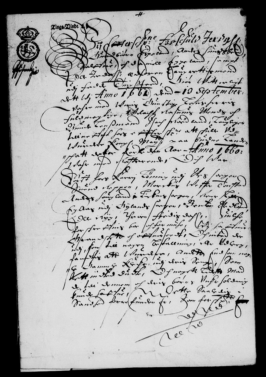 Rentekammeret inntil 1814, Reviderte regnskaper, Lensregnskaper, AV/RA-EA-5023/R/Rb/Rbr/L0023: Lista len, 1660-1661