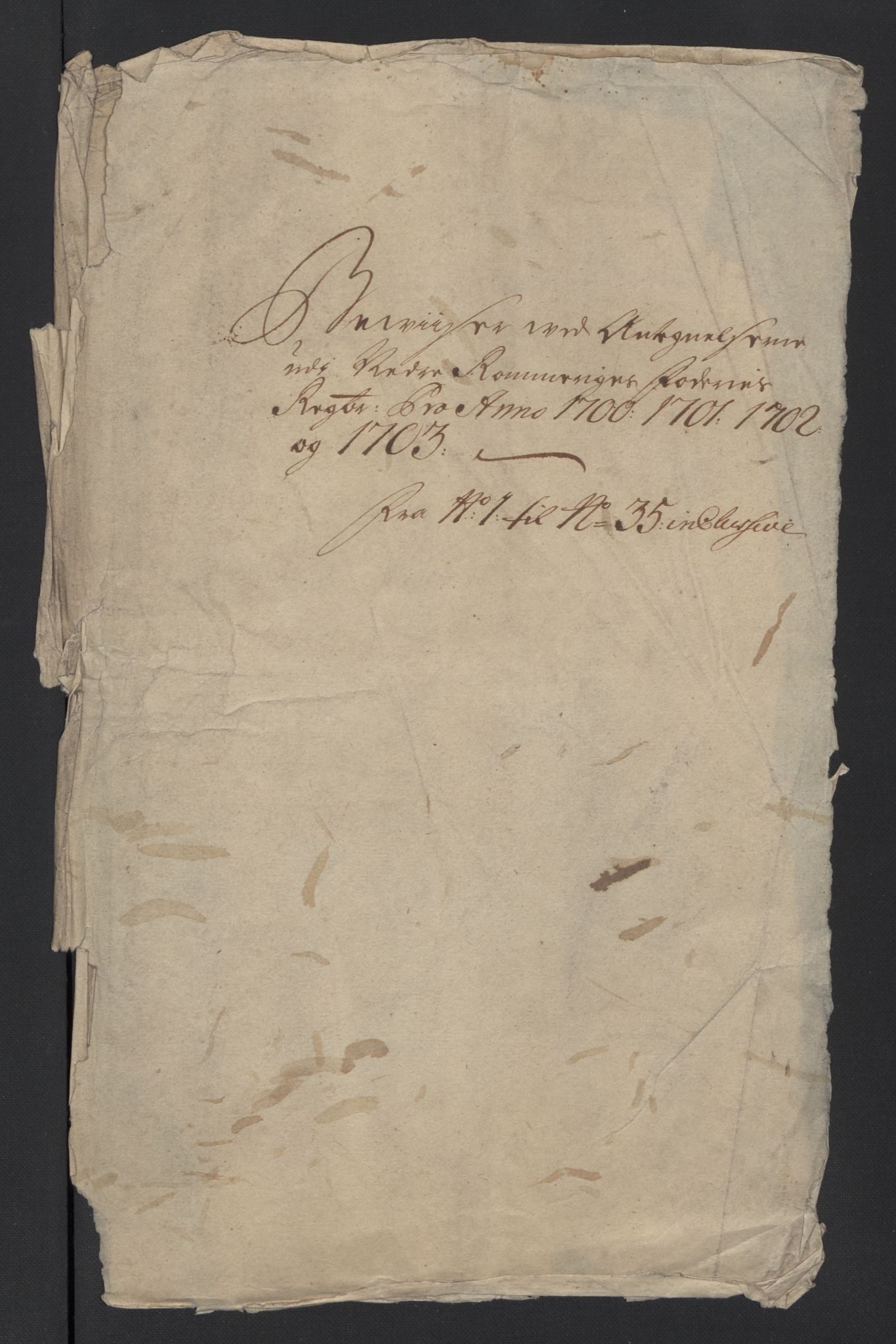 Rentekammeret inntil 1814, Reviderte regnskaper, Fogderegnskap, RA/EA-4092/R11/L0587: Fogderegnskap Nedre Romerike, 1703, s. 3