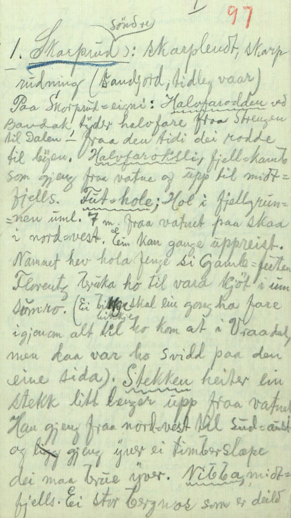 Rikard Berge, TEMU/TGM-A-1003/F/L0017/0022: 551-599 / 572 Brev o.a., 1910-1950, s. 97