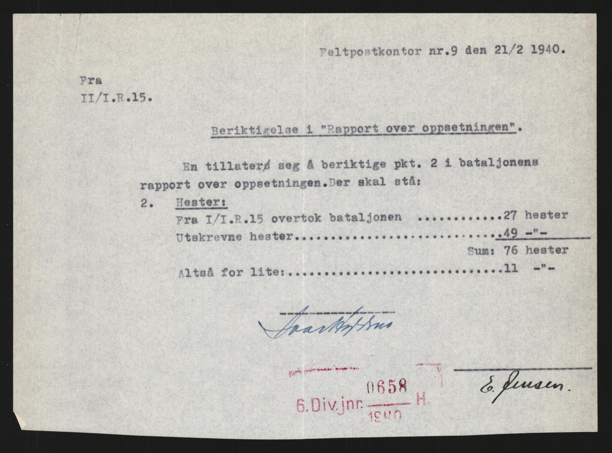 Forsvaret, Forsvarets krigshistoriske avdeling, AV/RA-RAFA-2017/Y/Yb/L0128: II-C-11-600  -  6. Divisjon / 6. Distriktskommando, 1936-1940