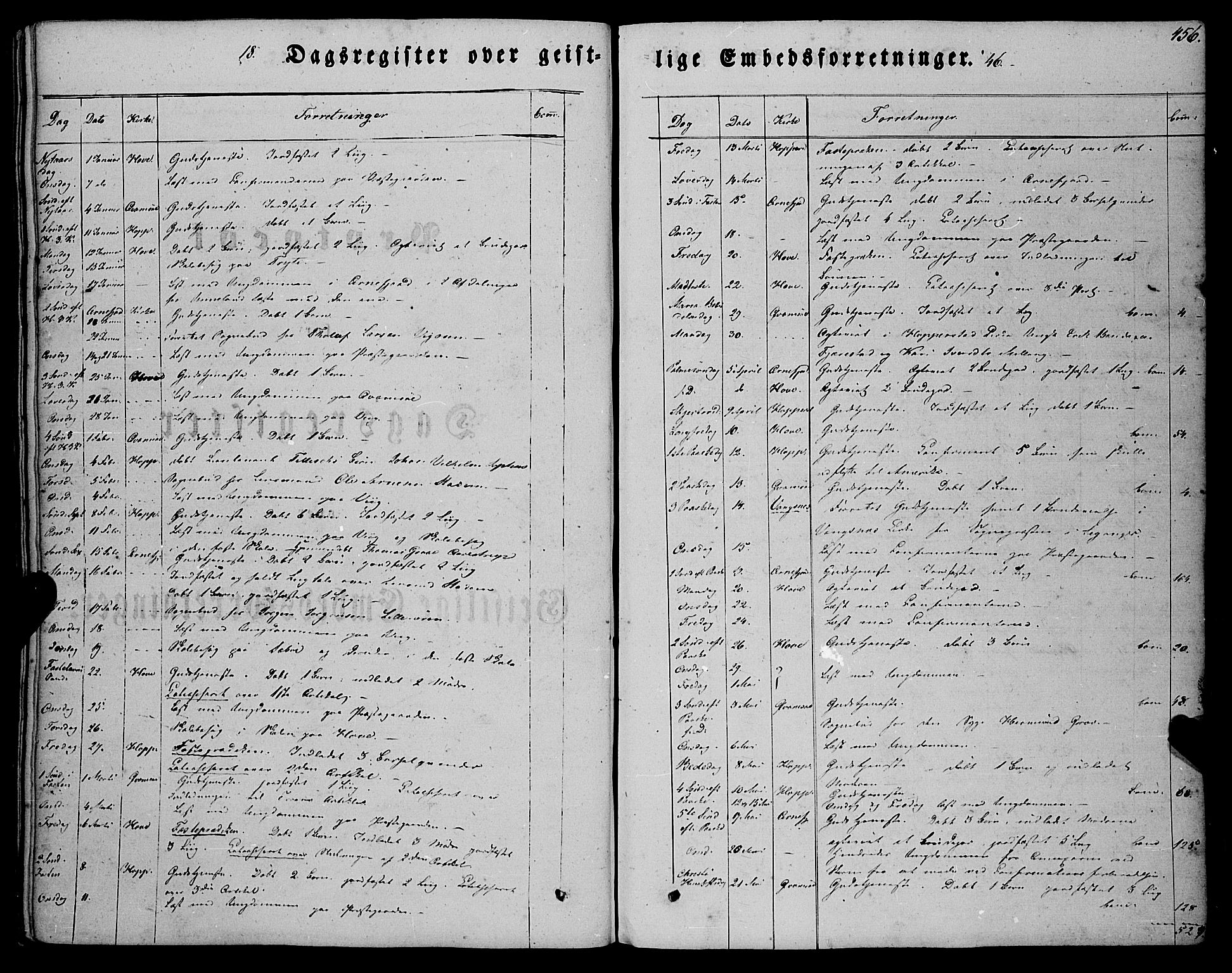 Vik sokneprestembete, SAB/A-81501: Ministerialbok nr. A 8, 1846-1865, s. 456