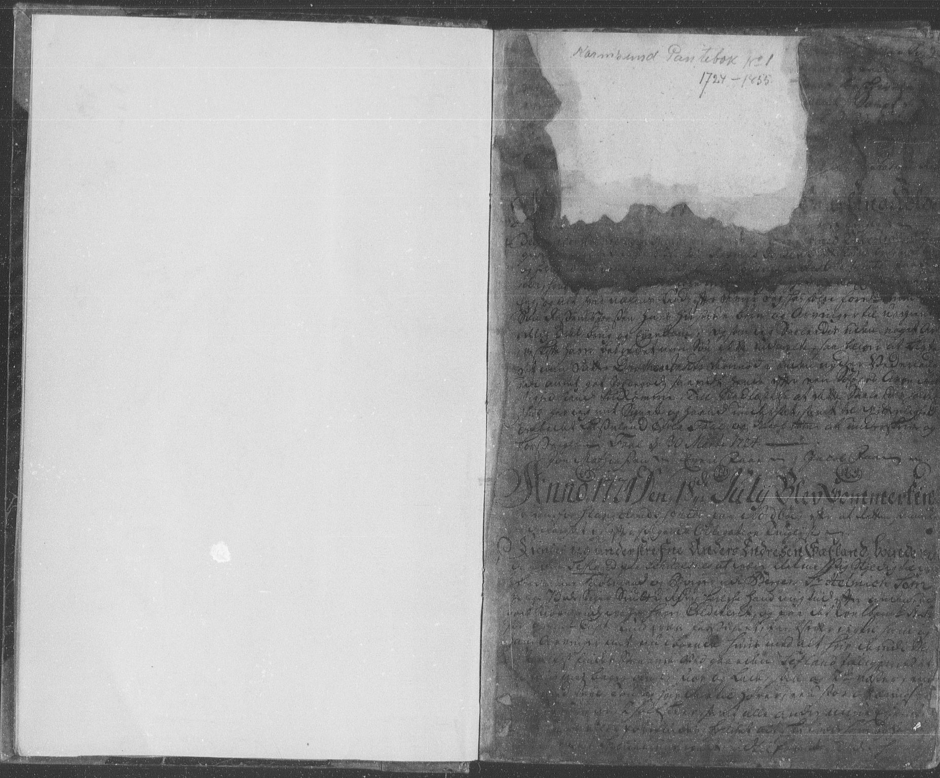 Ryfylke tingrett, SAST/A-100055/001/II/IIB/L0007: Pantebok nr. A2, 1724-1755, s. 2