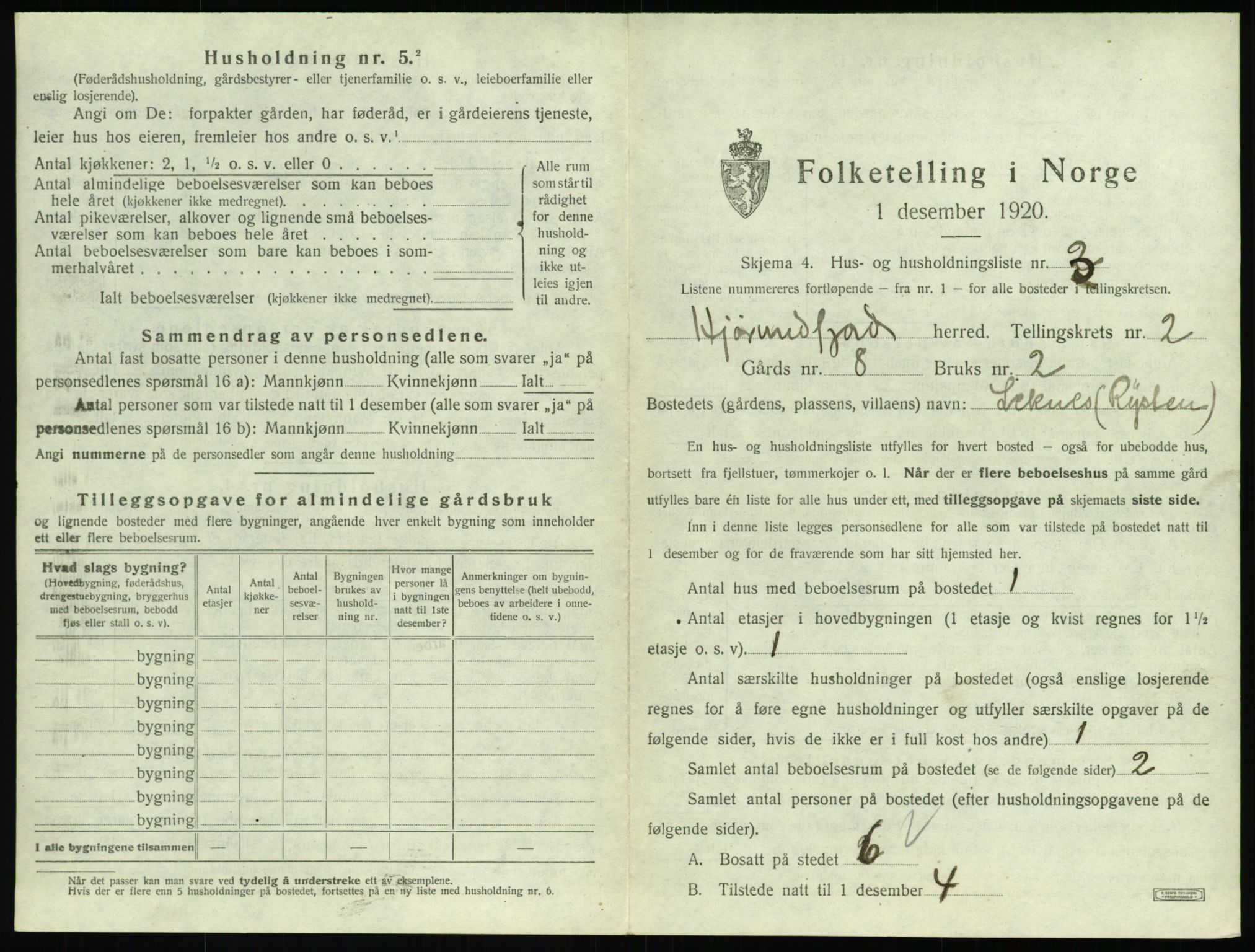 SAT, Folketelling 1920 for 1522 Hjørundfjord herred, 1920, s. 73