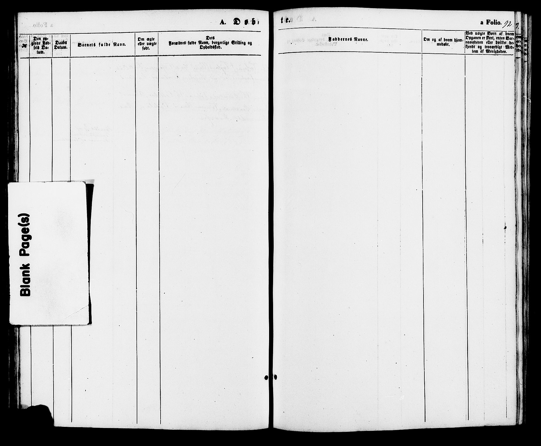 Holum sokneprestkontor, AV/SAK-1111-0022/F/Fa/Fac/L0003: Ministerialbok nr. A 3, 1860-1883, s. 92