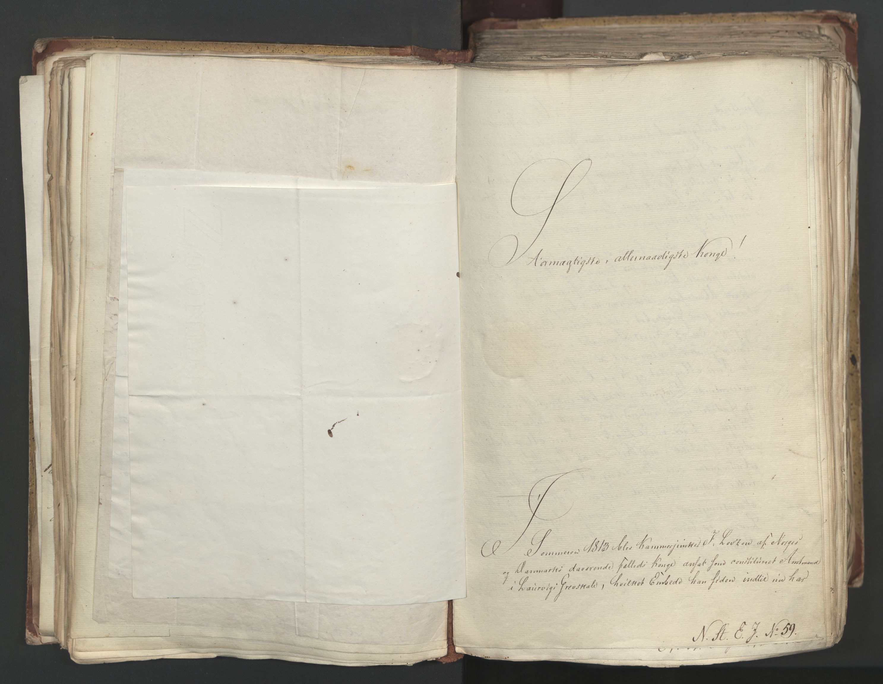 Statsrådsavdelingen i Stockholm, AV/RA-S-1003/D/Da/L0001: Regjeringsinnstillinger nr. 1-262, 1814-1815, s. 116