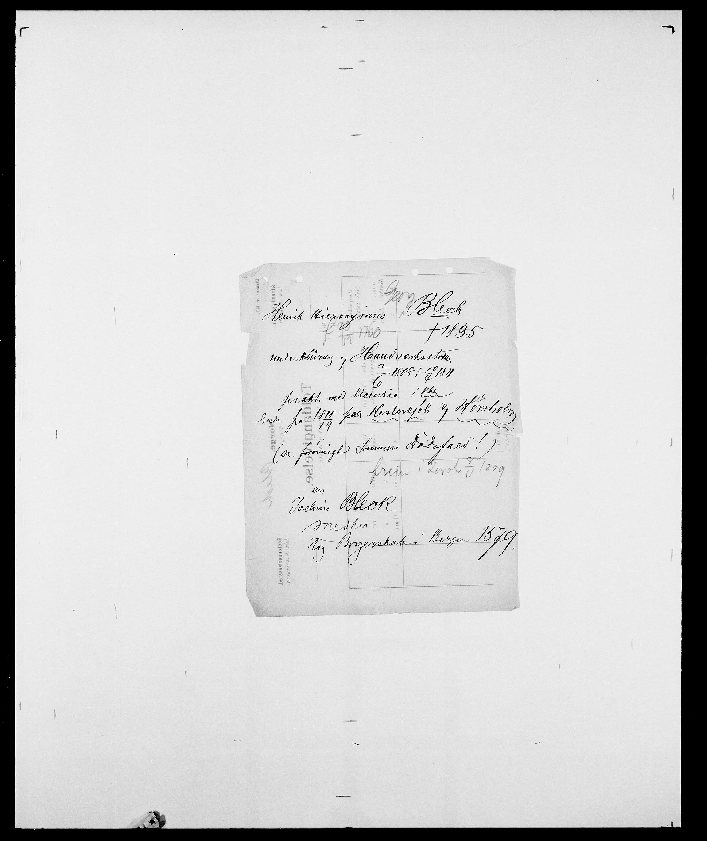 Delgobe, Charles Antoine - samling, AV/SAO-PAO-0038/D/Da/L0004: Bergendahl - Blære, s. 548