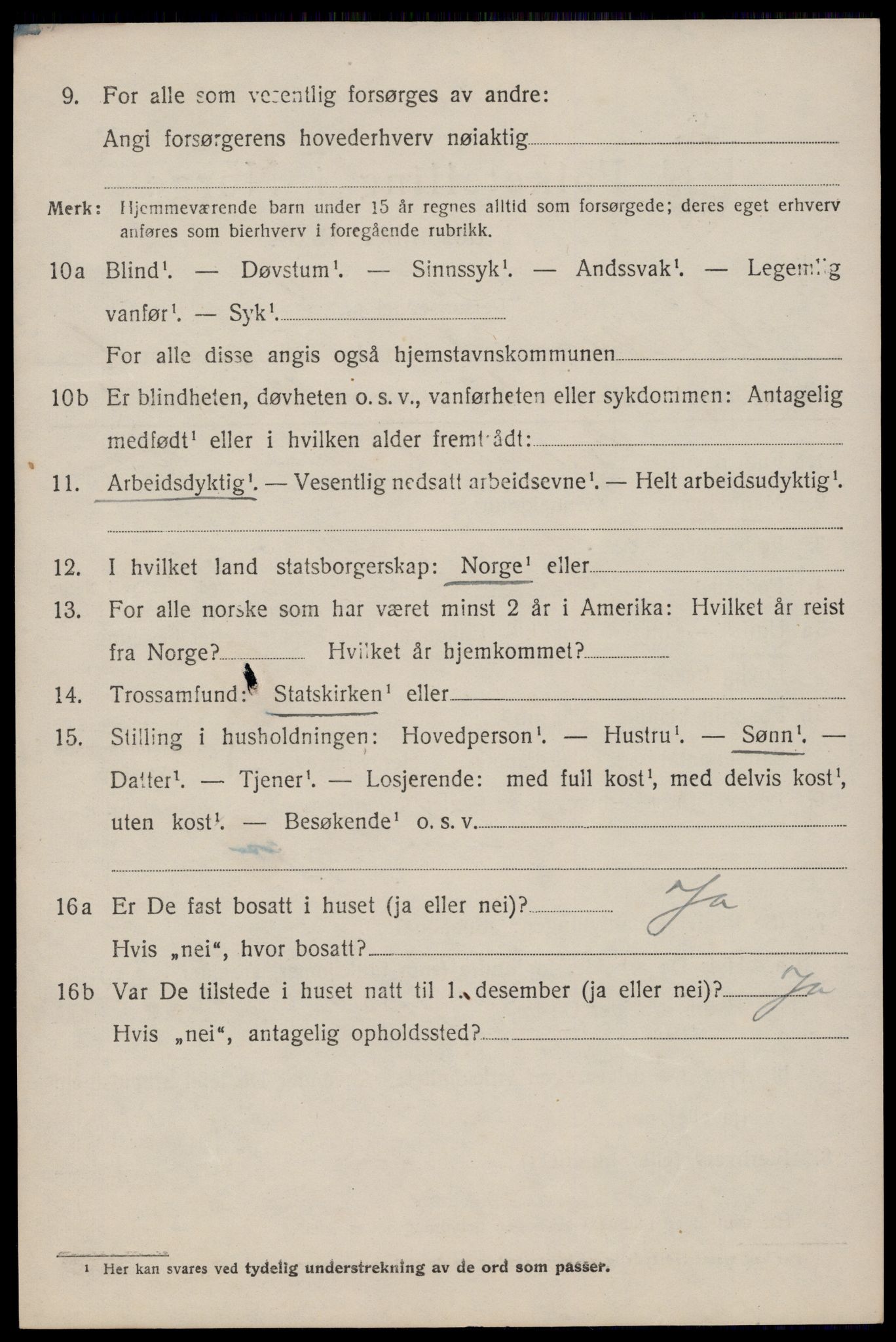 SAKO, Folketelling 1920 for 0829 Kviteseid herred, 1920, s. 2072