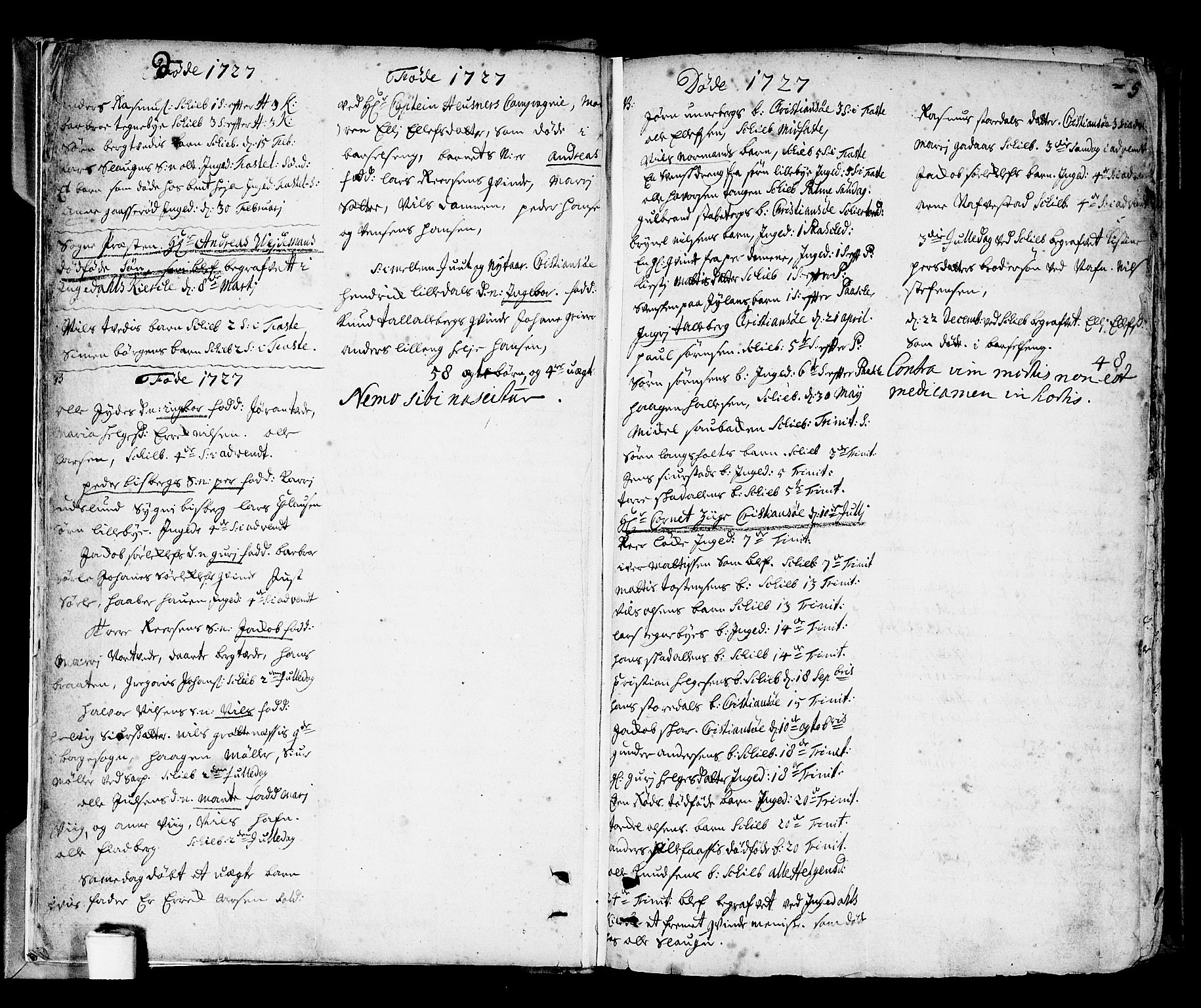 Skjeberg prestekontor Kirkebøker, SAO/A-10923/F/Fa/L0002: Ministerialbok nr. I 2, 1726-1791, s. 5