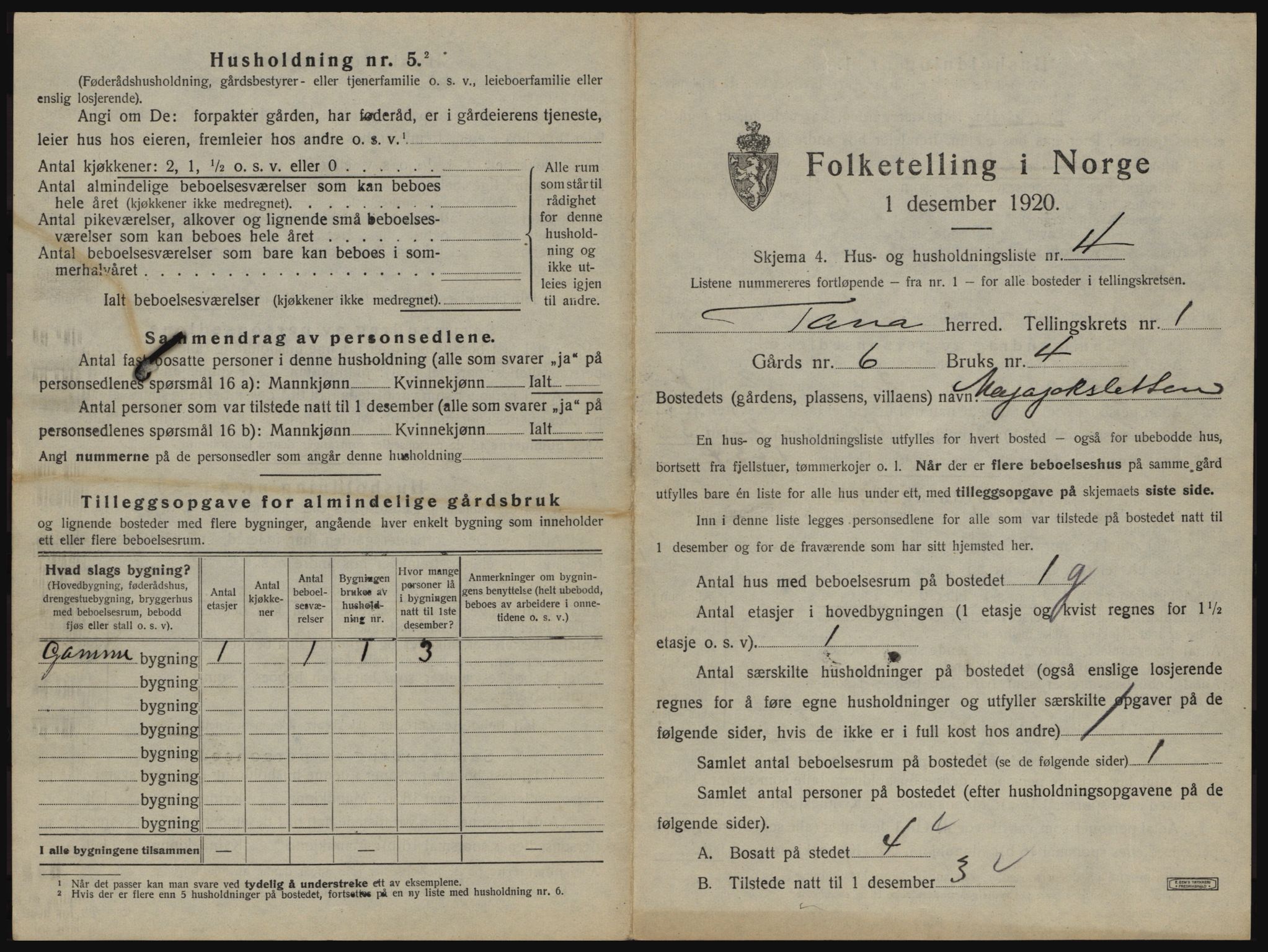 SATØ, Folketelling 1920 for 2025 Tana herred, 1920, s. 28