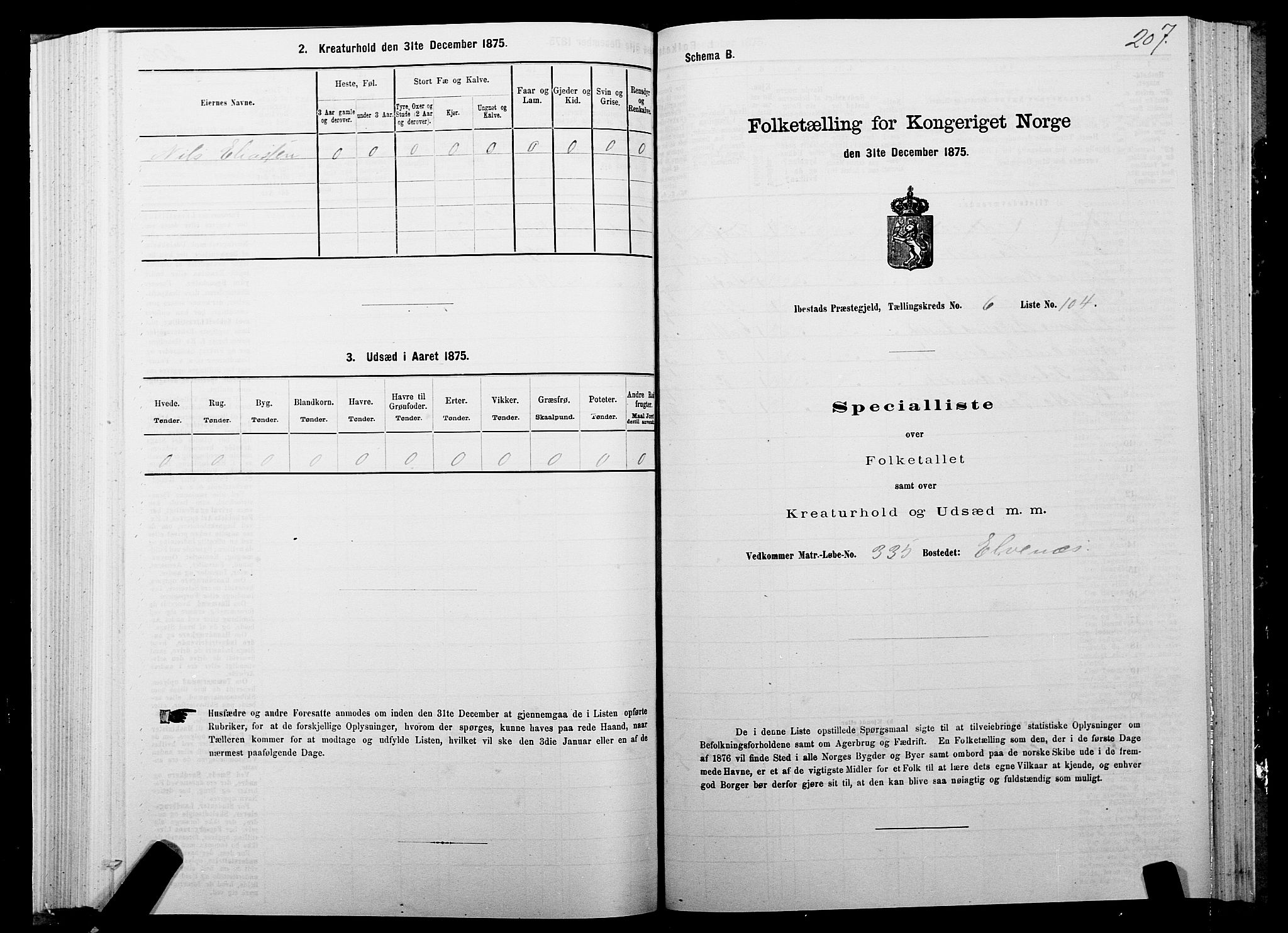 SATØ, Folketelling 1875 for 1917P Ibestad prestegjeld, 1875, s. 4207