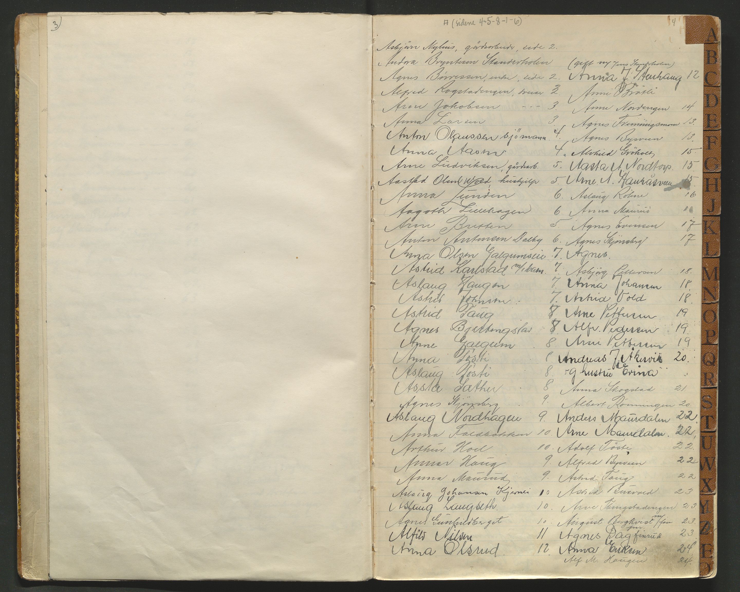 Romedal lensmannskontor, AV/SAH-LHR-019/L/La/L0001/0003: Protokoller over inn- og utflyttede / Protokoll over inn- og utflyttede, 1929-1944