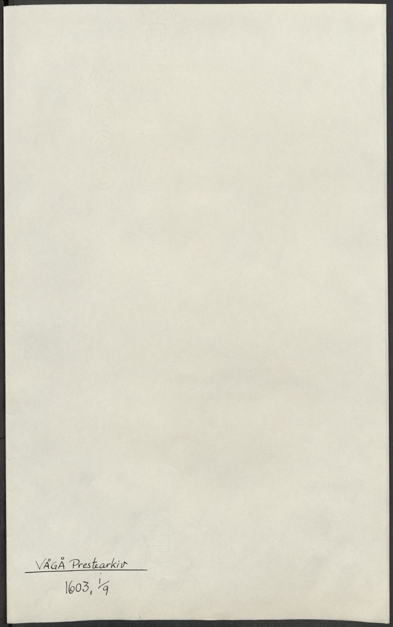 Riksarkivets diplomsamling, RA/EA-5965/F15/L0013: Prestearkiv - Oppland, 1590-1657, s. 85