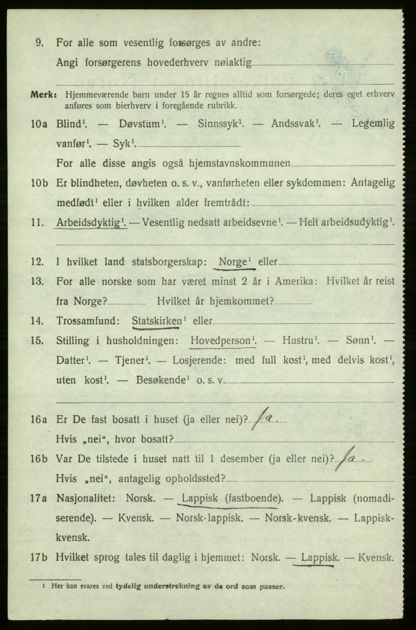 SATØ, Folketelling 1920 for 2014 Loppa herred, 1920, s. 937