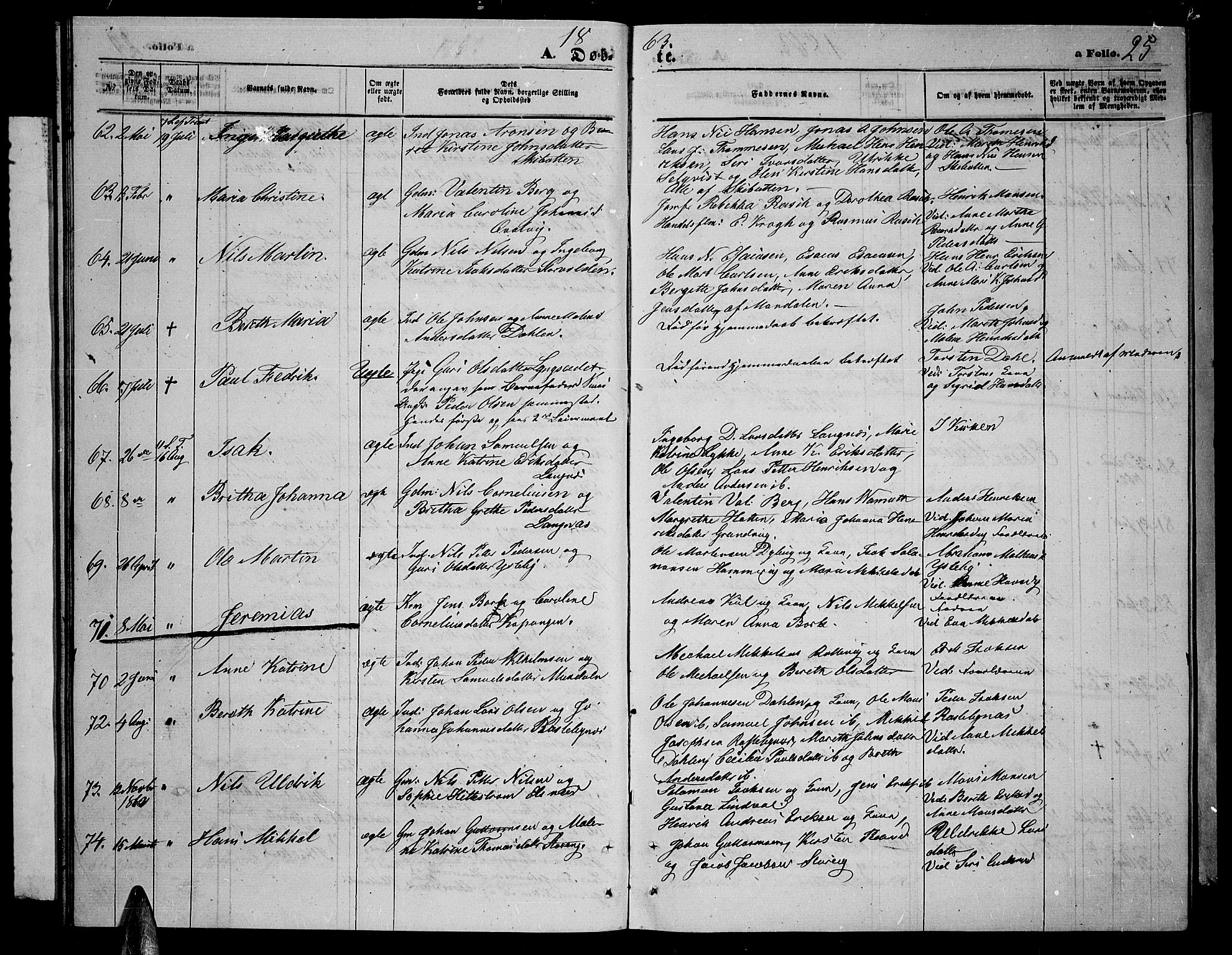 Lyngen sokneprestembete, AV/SATØ-S-1289/H/He/Heb/L0003klokker: Klokkerbok nr. 3, 1861-1867, s. 25