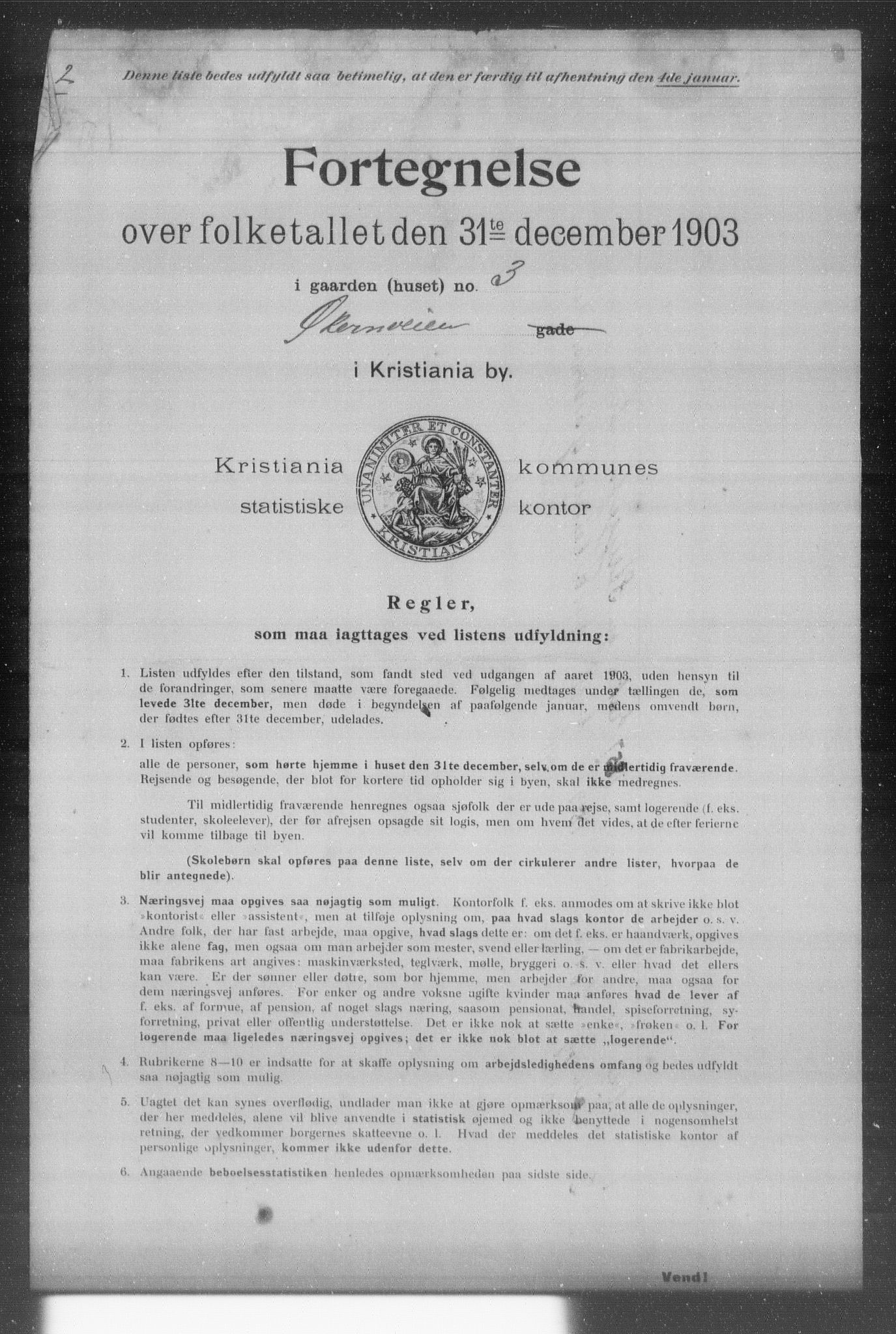 OBA, Kommunal folketelling 31.12.1903 for Kristiania kjøpstad, 1903, s. 24655