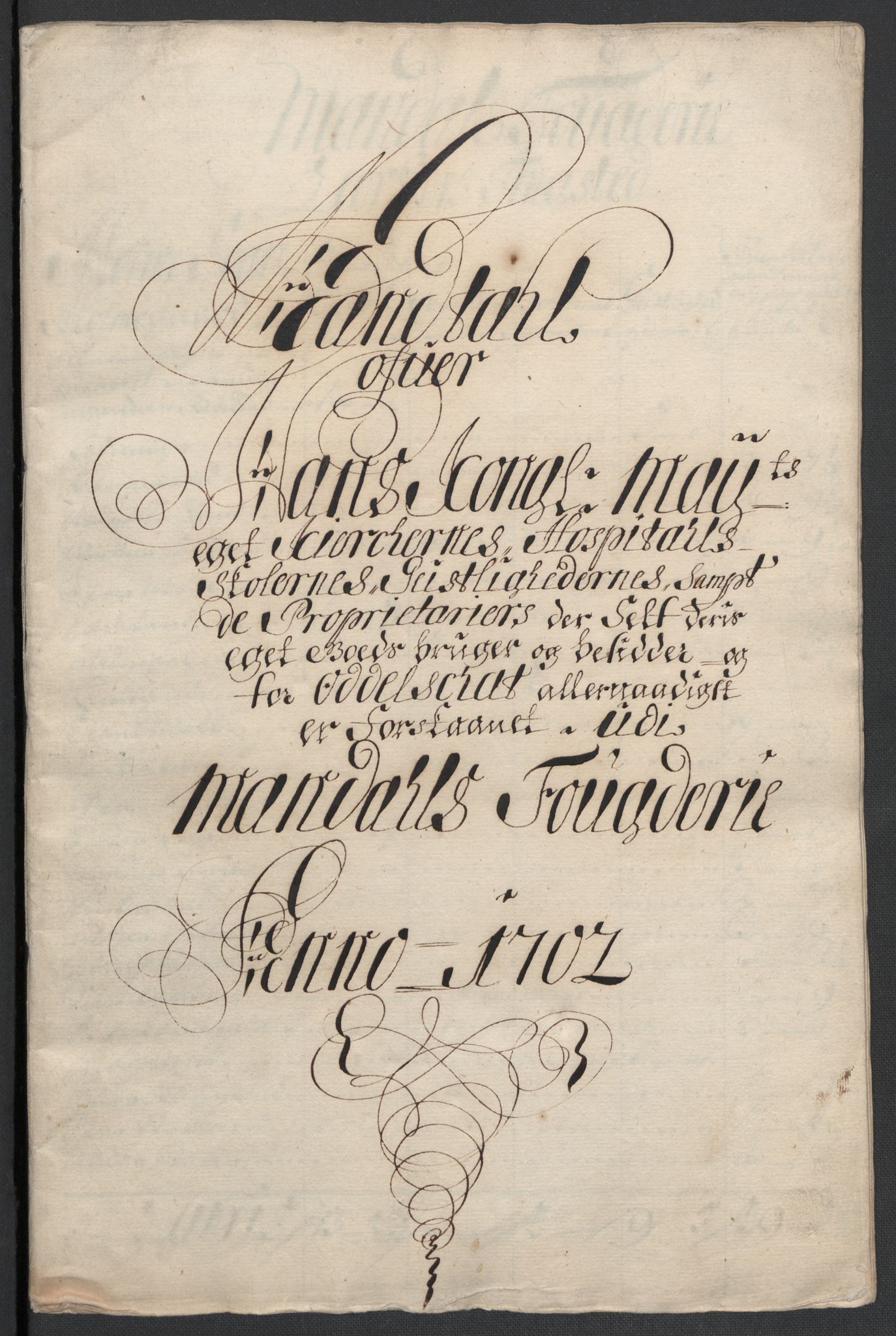 Rentekammeret inntil 1814, Reviderte regnskaper, Fogderegnskap, RA/EA-4092/R43/L2549: Fogderegnskap Lista og Mandal, 1701-1702, s. 348