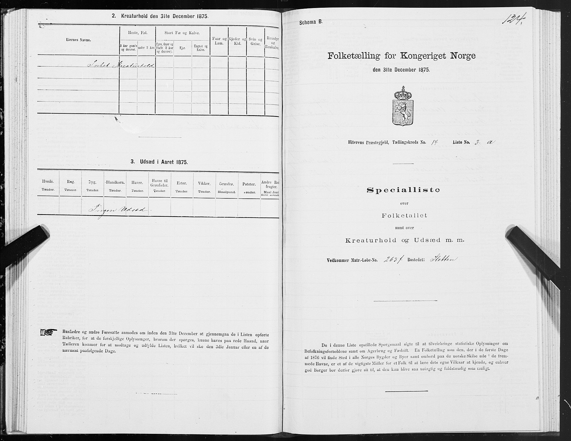 SAT, Folketelling 1875 for 1617P Hitra prestegjeld, 1875, s. 7124