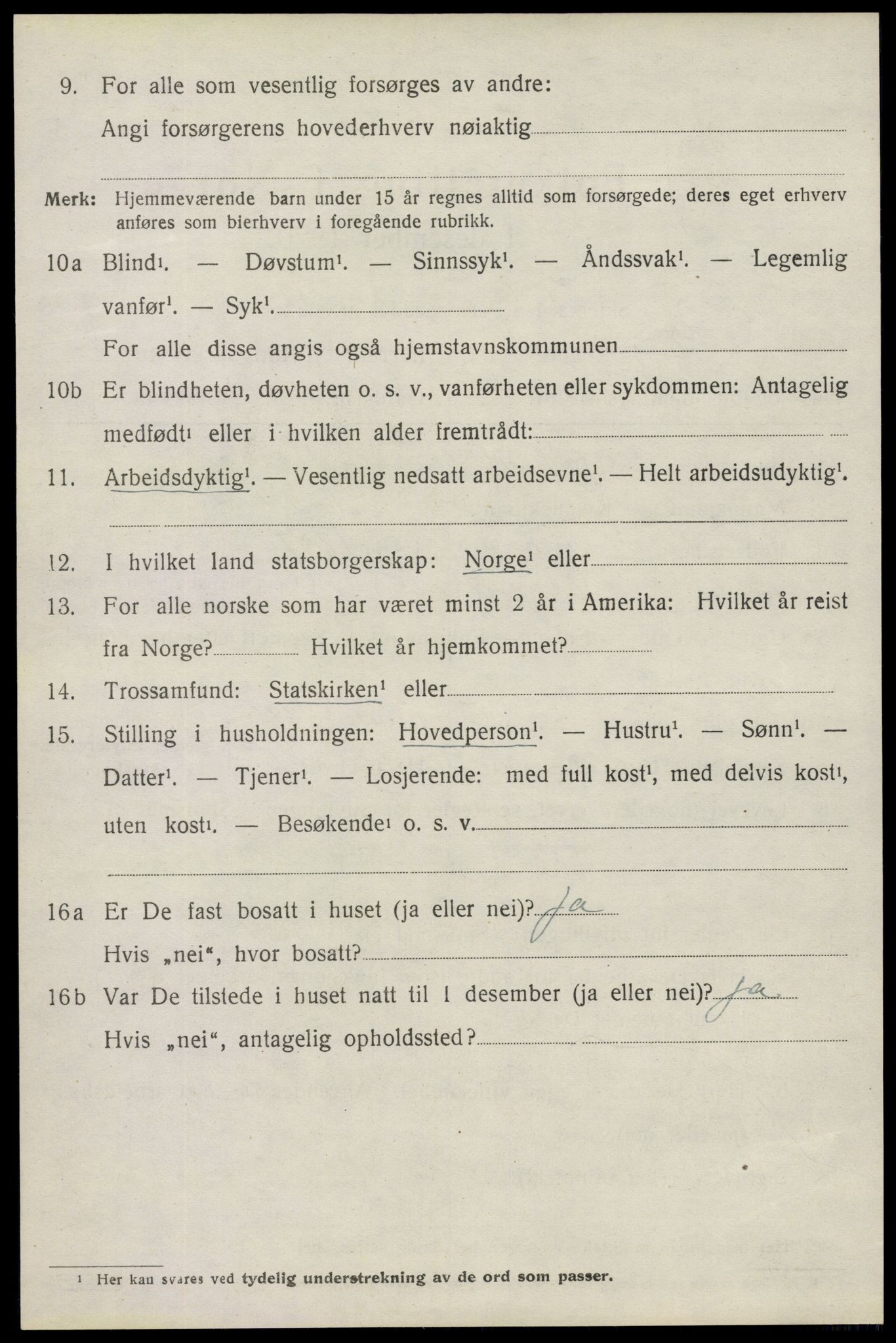 SAO, Folketelling 1920 for 0129 Degernes herred, 1920, s. 869