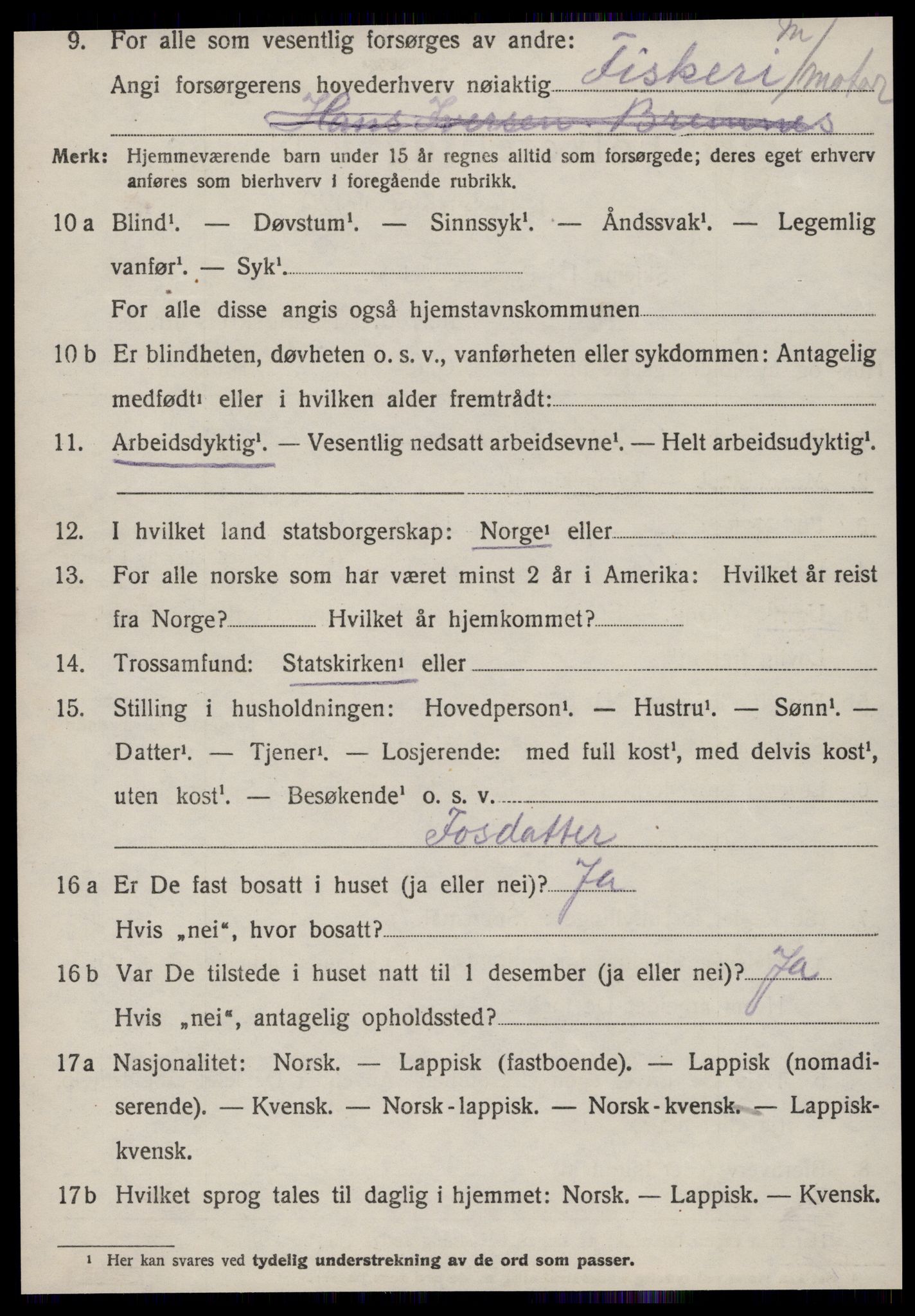 SAT, Folketelling 1920 for 1620 Nord-Frøya herred, 1920, s. 7510