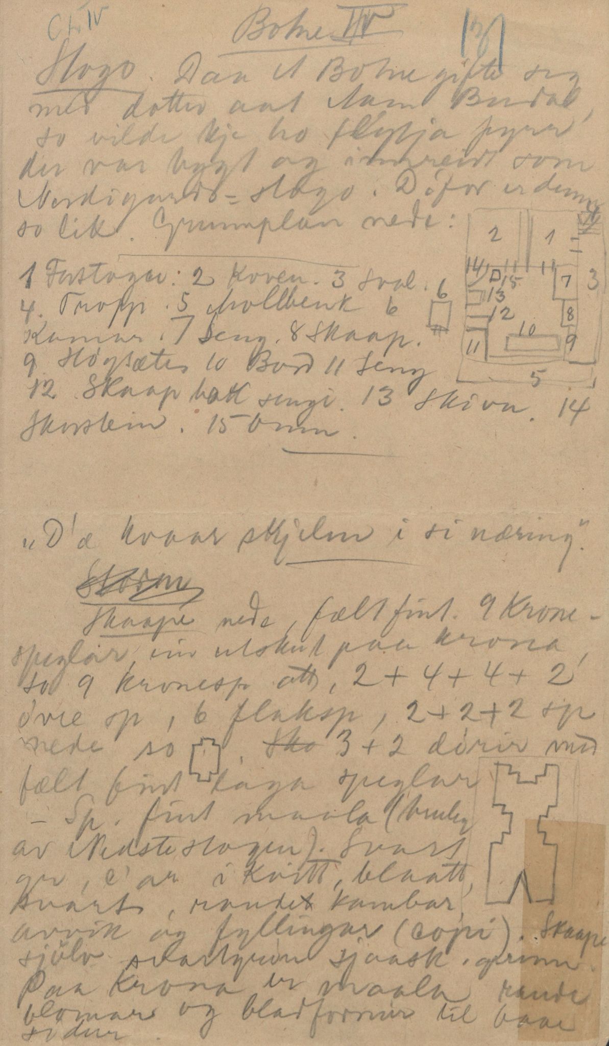 Rikard Berge, TEMU/TGM-A-1003/F/L0004/0051: 101-159 / 154 Grungedal, Vinje o.a. Sondre dreparen. Ætteliste, 1903-1906, s. 131