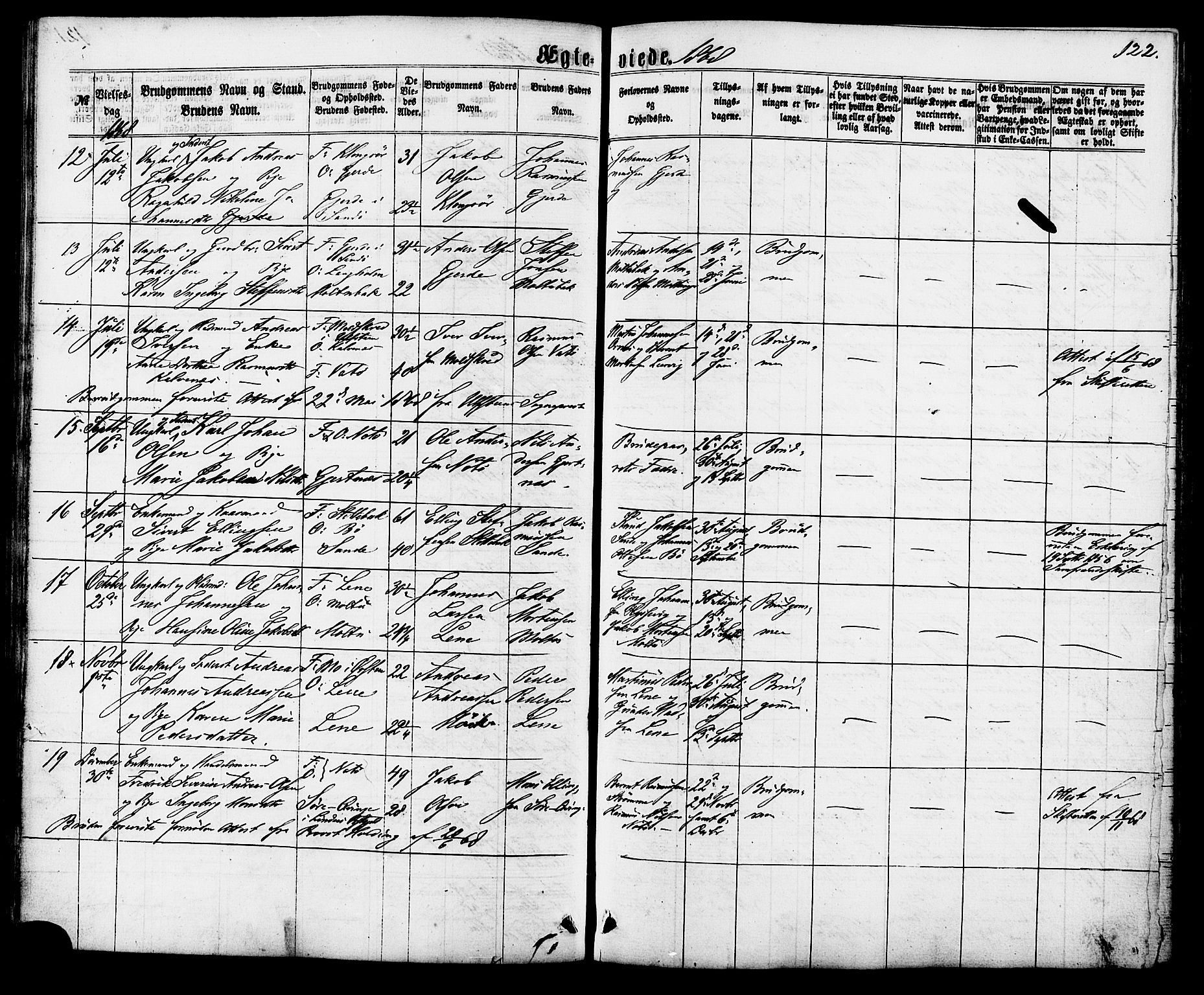 Ministerialprotokoller, klokkerbøker og fødselsregistre - Møre og Romsdal, AV/SAT-A-1454/507/L0071: Ministerialbok nr. 507A06, 1863-1878, s. 122