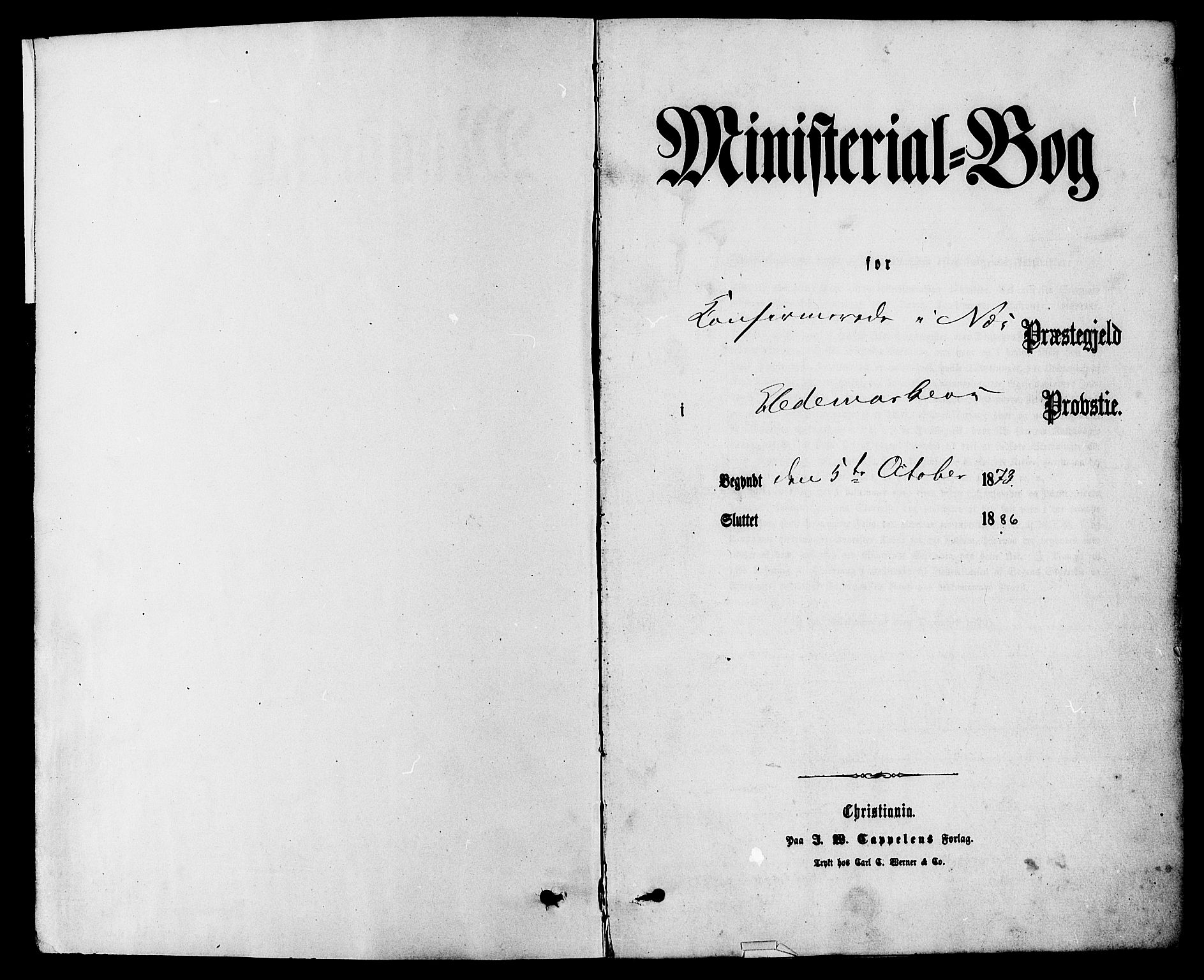 Nes prestekontor, Hedmark, SAH/PREST-020/K/Ka/L0006: Ministerialbok nr. 6, 1873-1886