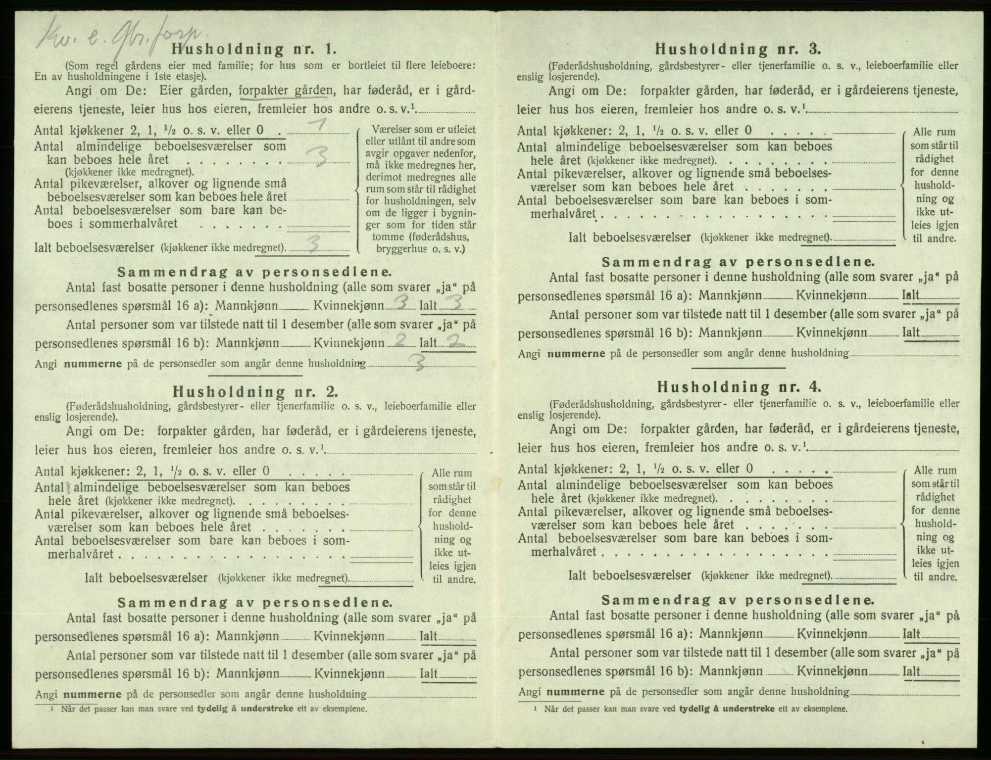 SAB, Folketelling 1920 for 1216 Sveio herred, 1920, s. 128