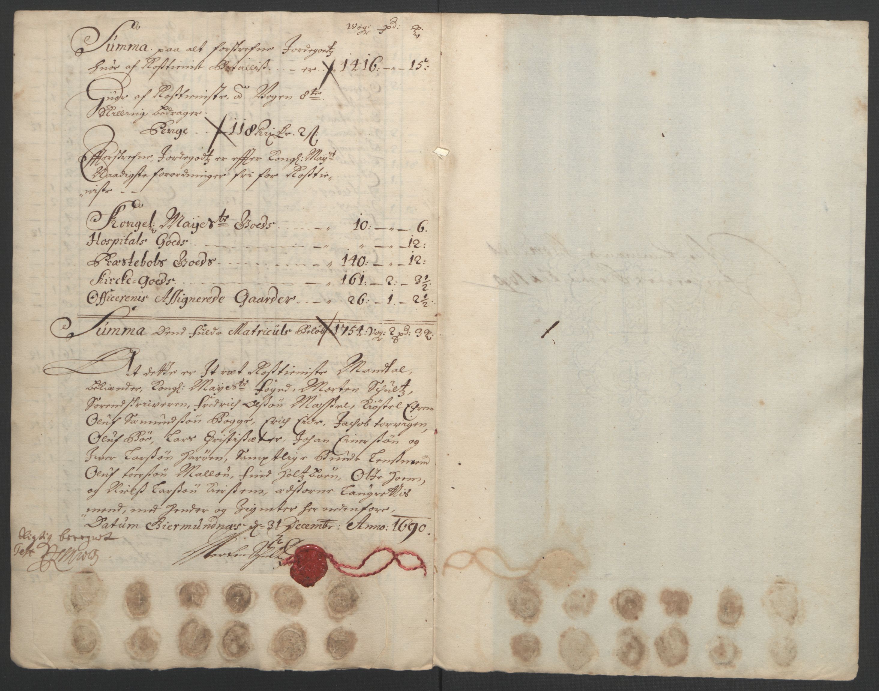 Rentekammeret inntil 1814, Reviderte regnskaper, Fogderegnskap, RA/EA-4092/R55/L3649: Fogderegnskap Romsdal, 1690-1691, s. 125