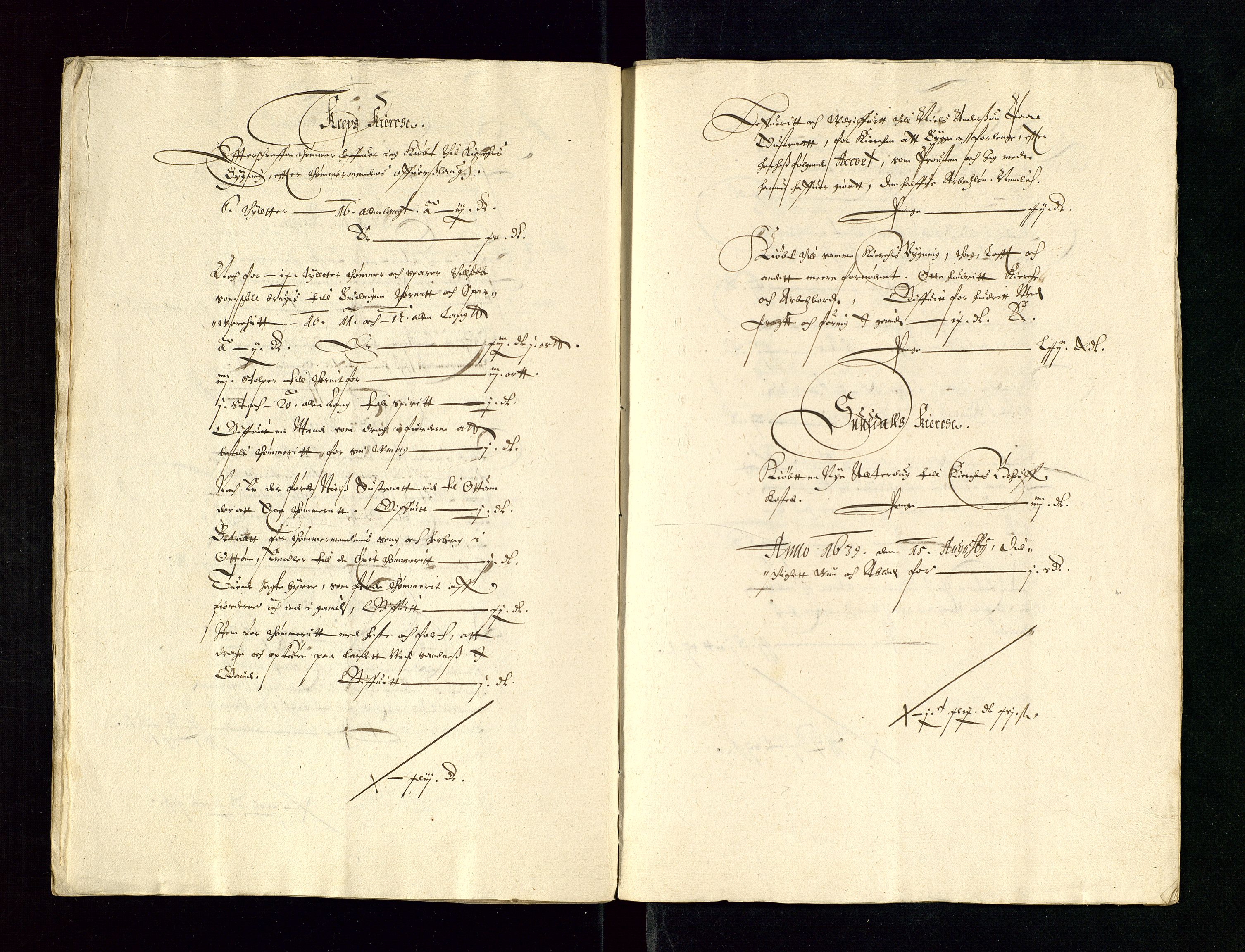 Stavanger len, AV/SAST-A-101870/Ob/L0019: Kirkeregnskaper, 1632-1641, s. 128
