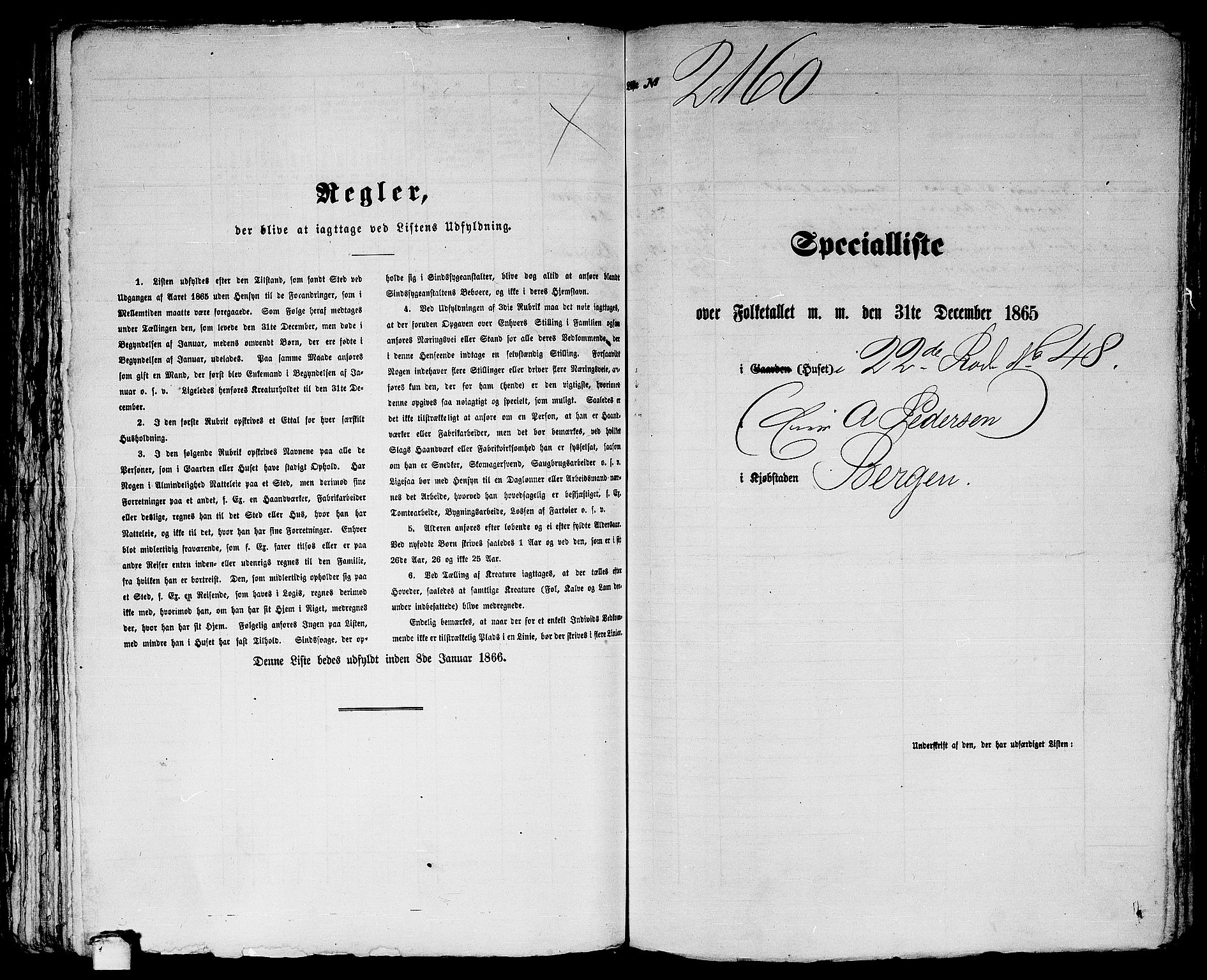 RA, Folketelling 1865 for 1301 Bergen kjøpstad, 1865, s. 4416