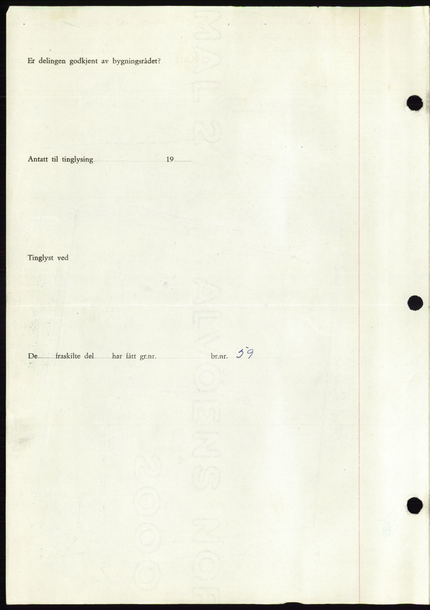 Søre Sunnmøre sorenskriveri, AV/SAT-A-4122/1/2/2C/L0097: Pantebok nr. 23A, 1954-1954, Dagboknr: 154/1954