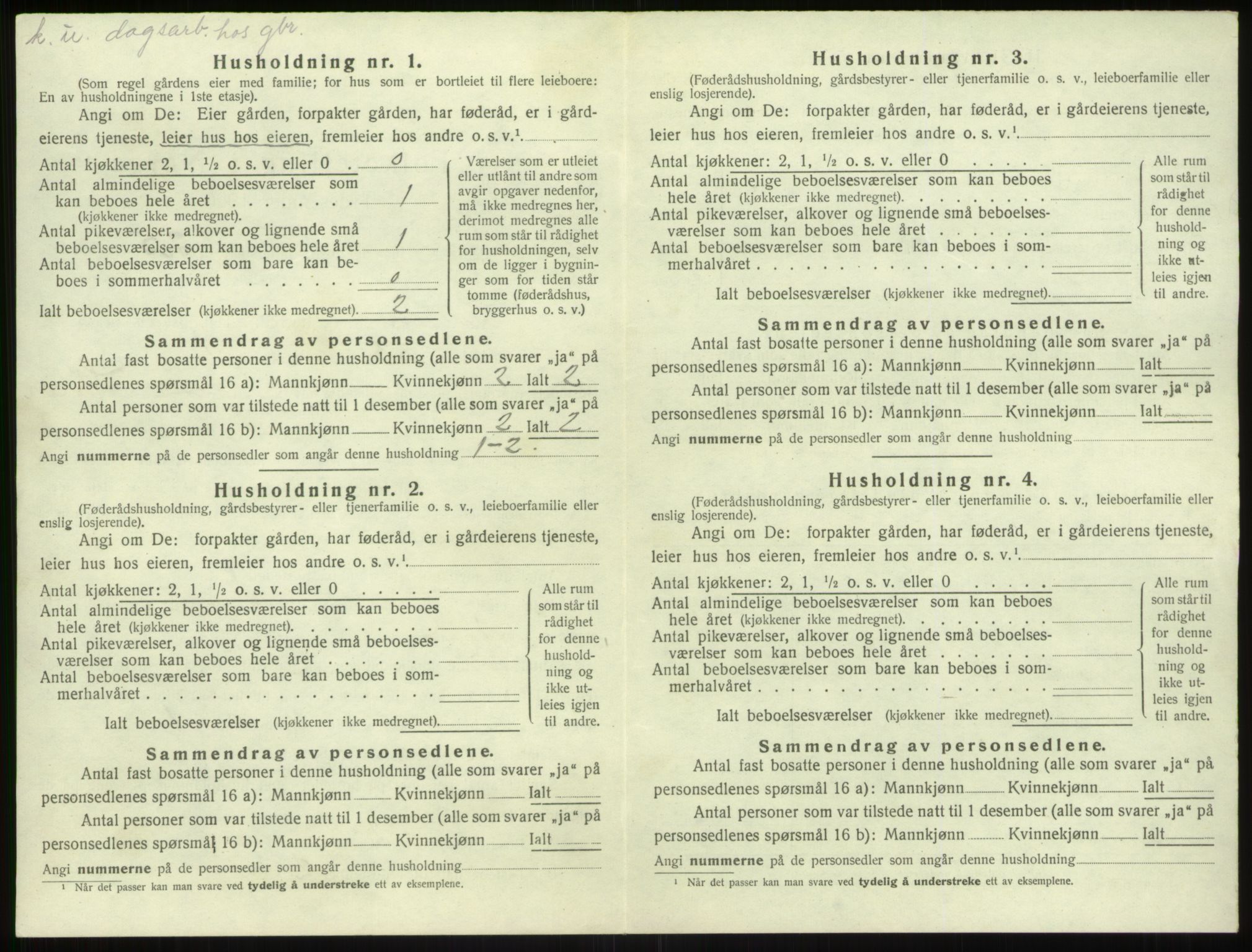 SAB, Folketelling 1920 for 1412 Solund herred, 1920, s. 393
