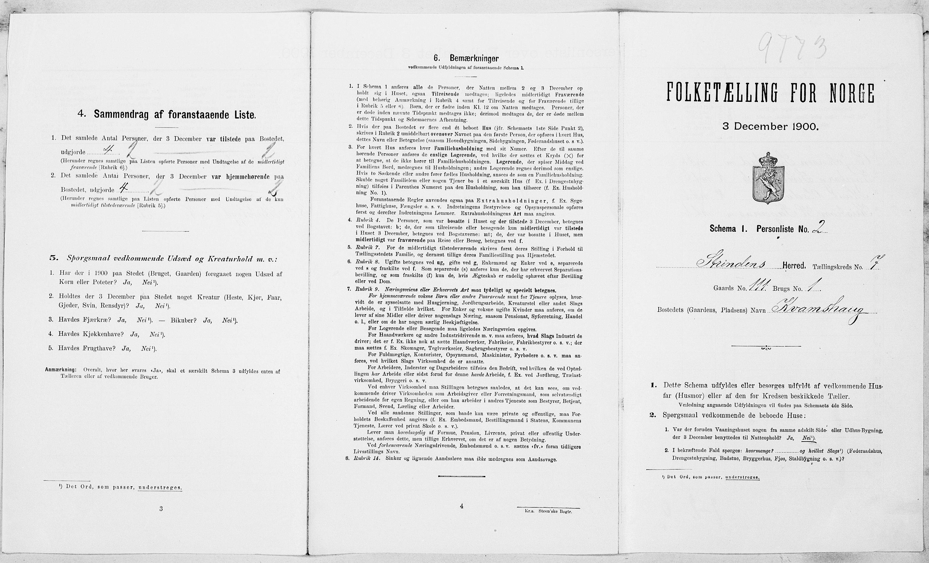 SAT, Folketelling 1900 for 1660 Strinda herred, 1900, s. 1194