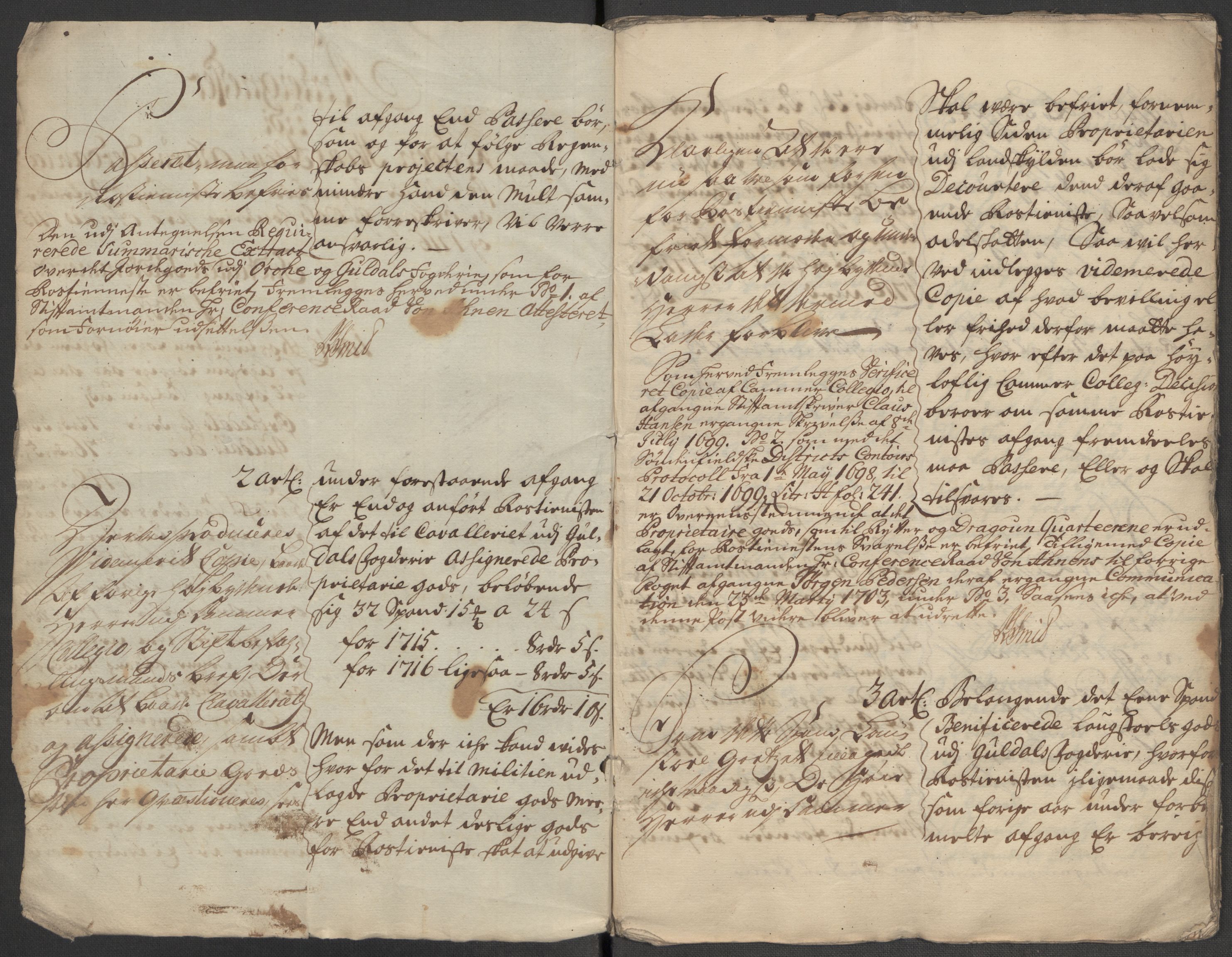 Rentekammeret inntil 1814, Reviderte regnskaper, Fogderegnskap, AV/RA-EA-4092/R60/L3968: Fogderegnskap Orkdal og Gauldal, 1716, s. 250