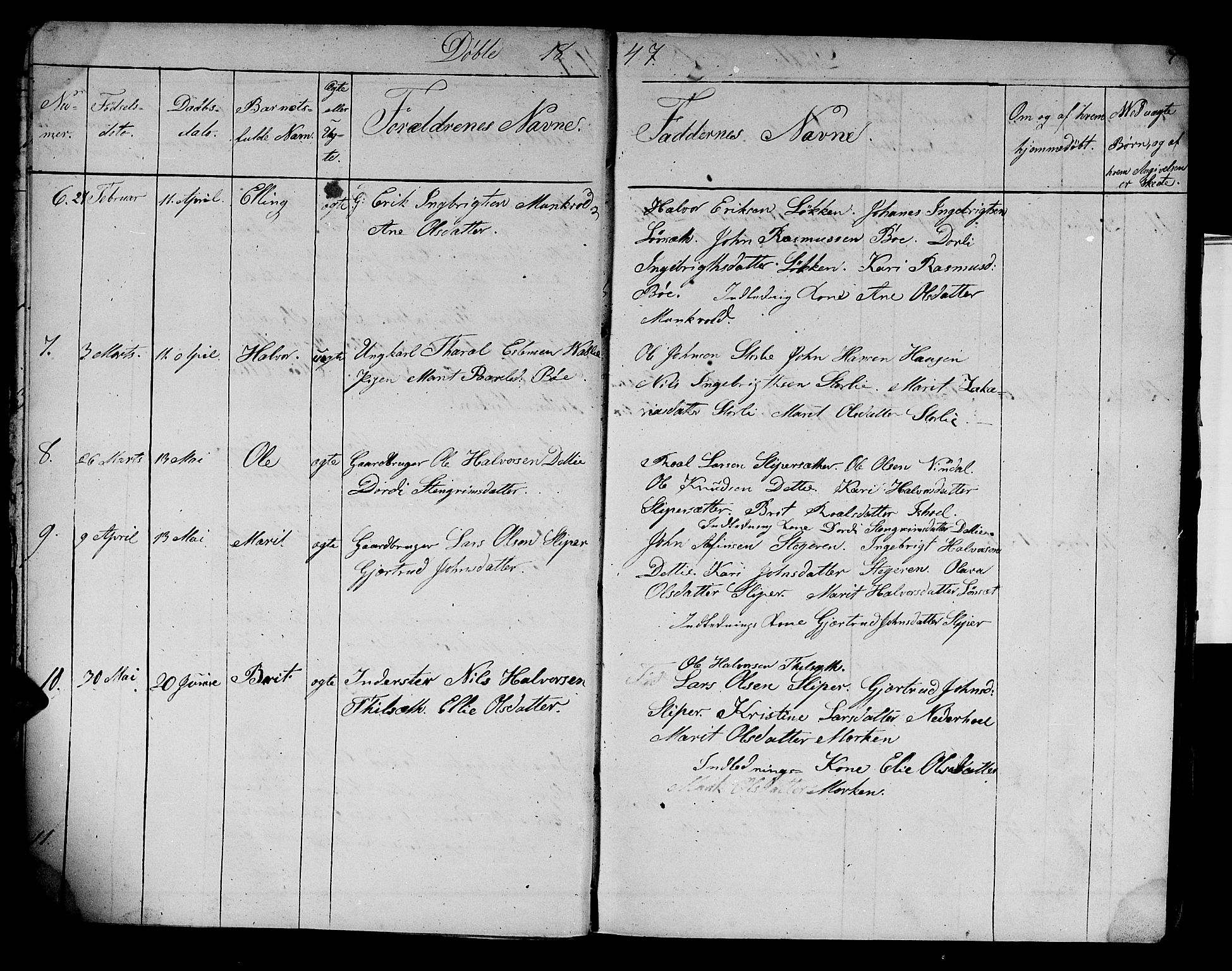 Ministerialprotokoller, klokkerbøker og fødselsregistre - Sør-Trøndelag, AV/SAT-A-1456/679/L0922: Klokkerbok nr. 679C02, 1845-1851, s. 7