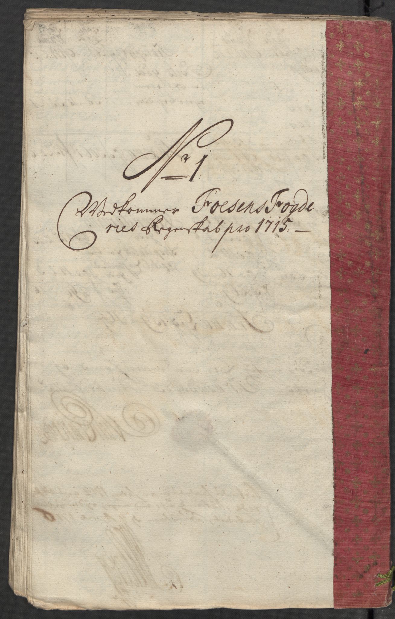 Rentekammeret inntil 1814, Reviderte regnskaper, Fogderegnskap, RA/EA-4092/R57/L3863: Fogderegnskap Fosen, 1715, s. 71