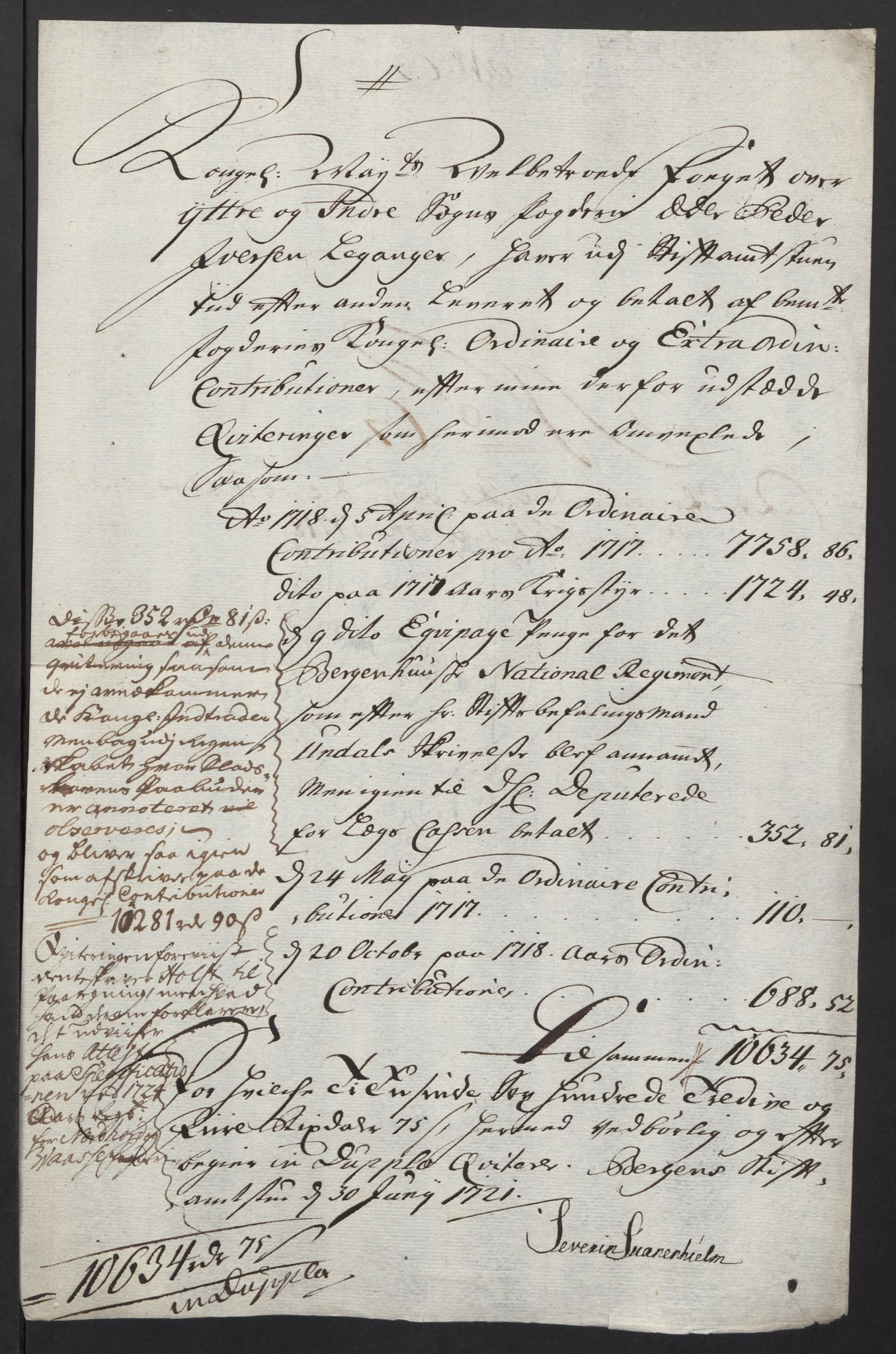 Rentekammeret inntil 1814, Reviderte regnskaper, Fogderegnskap, RA/EA-4092/R52/L3321: Fogderegnskap Sogn, 1717-1718, s. 866