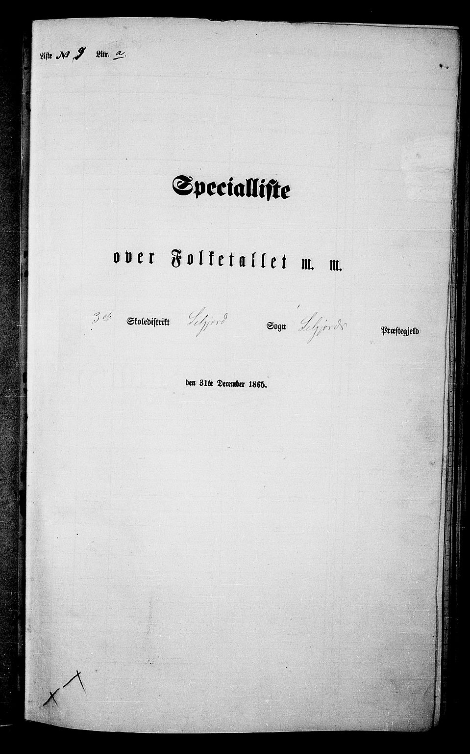 RA, Folketelling 1865 for 0828P Seljord prestegjeld, 1865, s. 42