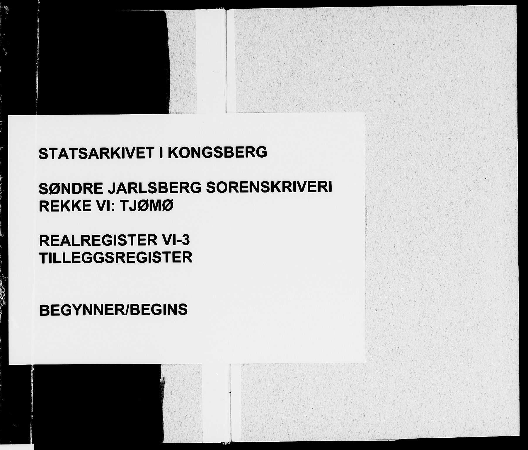 Søndre Jarlsberg sorenskriveri, SAKO/A-129/G/Gb/Gbf/L0003: Panteregister nr. VI 3