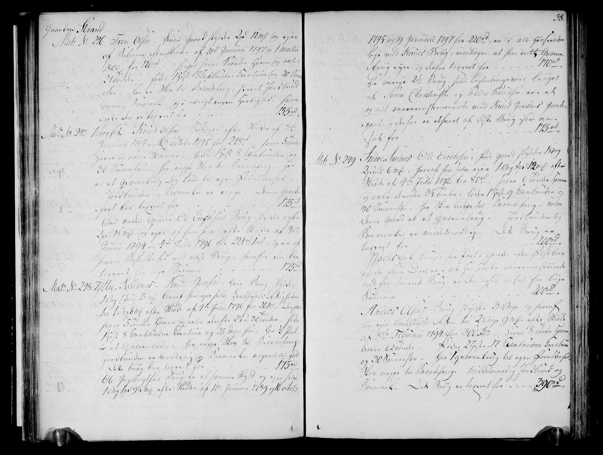 Rentekammeret inntil 1814, Realistisk ordnet avdeling, AV/RA-EA-4070/N/Ne/Nea/L0126: Romsdal fogderi. Deliberasjonsprotokoll, 1803, s. 41