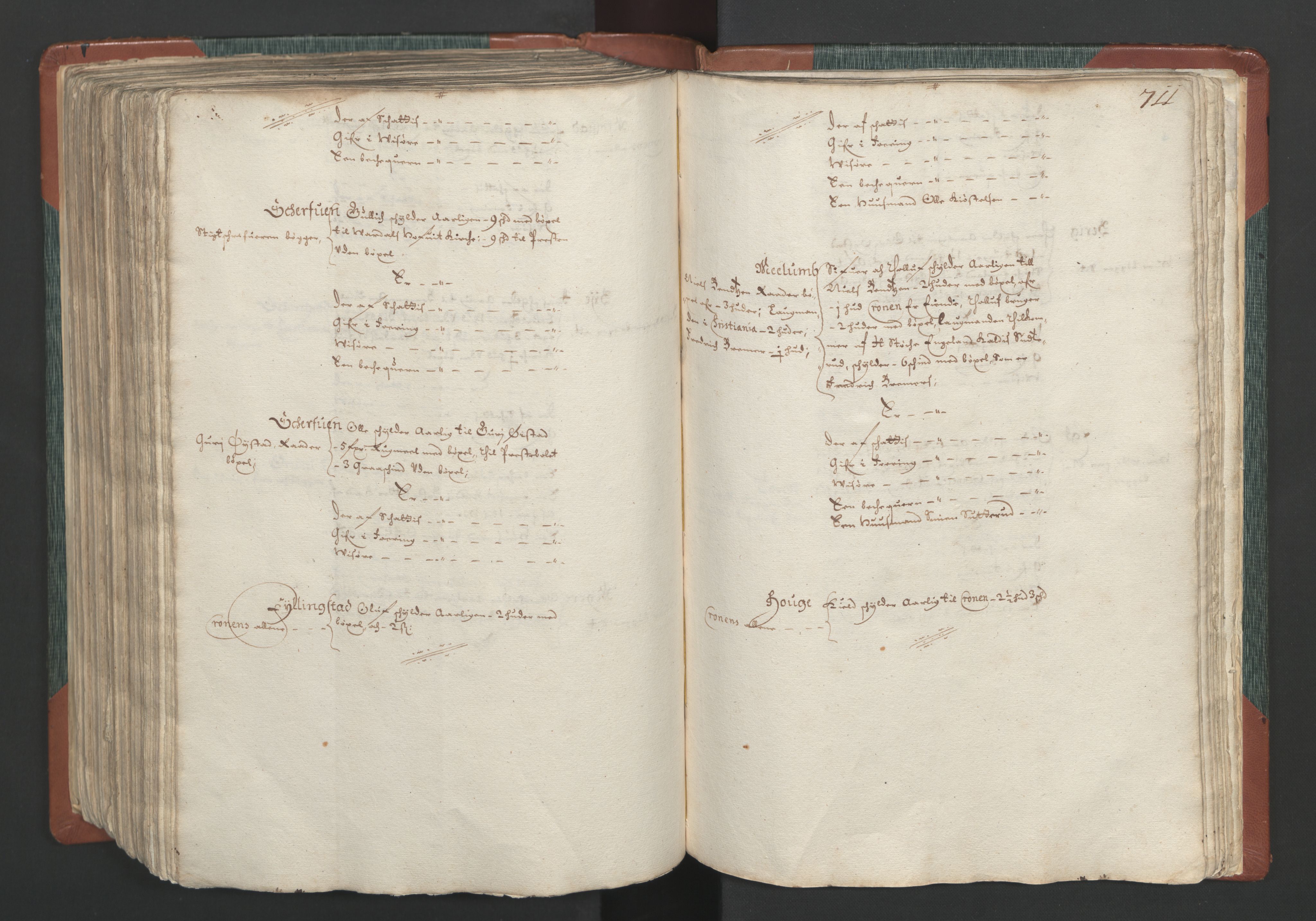 Rentekammeret inntil 1814, Realistisk ordnet avdeling, AV/RA-EA-4070/L/L0009: Oppland lagdømme. Alminnelig jordebok med skatteligning for Solør, Østerdal, Hadeland og Valdres., 1661, s. 710b-711a