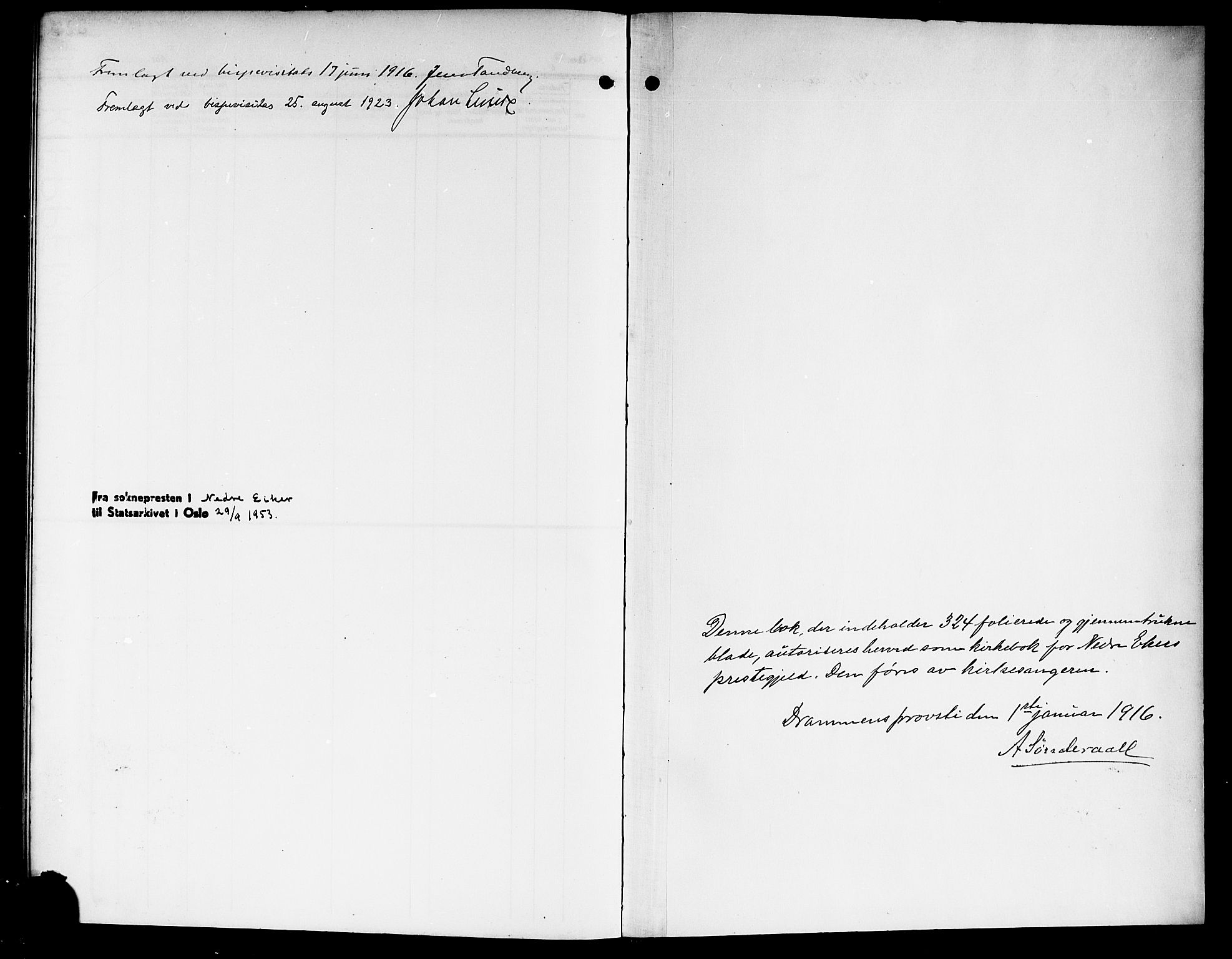 Nedre Eiker kirkebøker, AV/SAKO-A-612/G/Ga/L0005: Klokkerbok nr. 5, 1913-1921